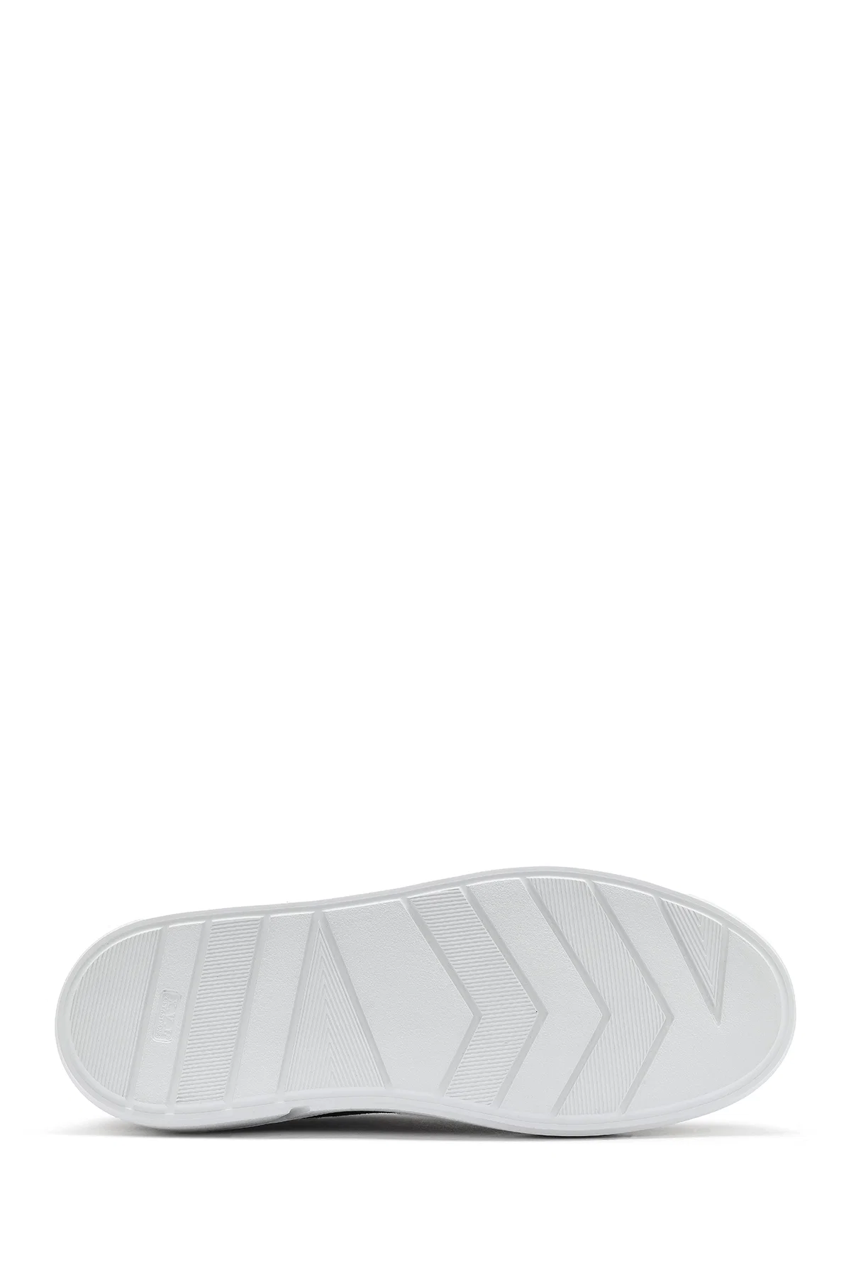 Erkek Bej Bağcıklı Süet Deri Sneaker - Image 4