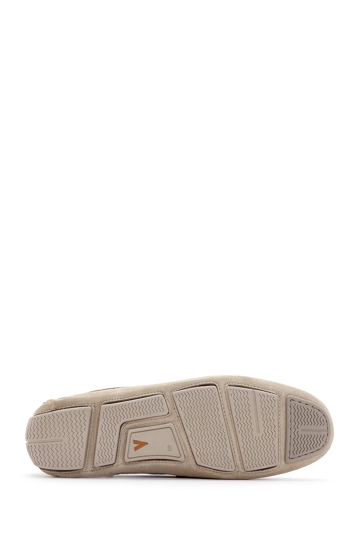Erkek Bej Deri Casual Loafer - Image 4