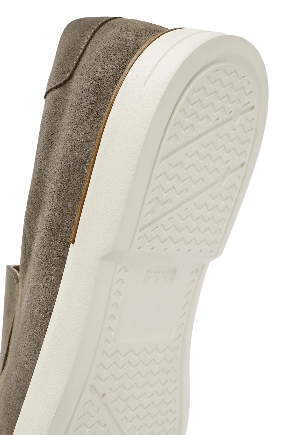 Erkek Bej Süet Deri Casual Loafer - Image 9
