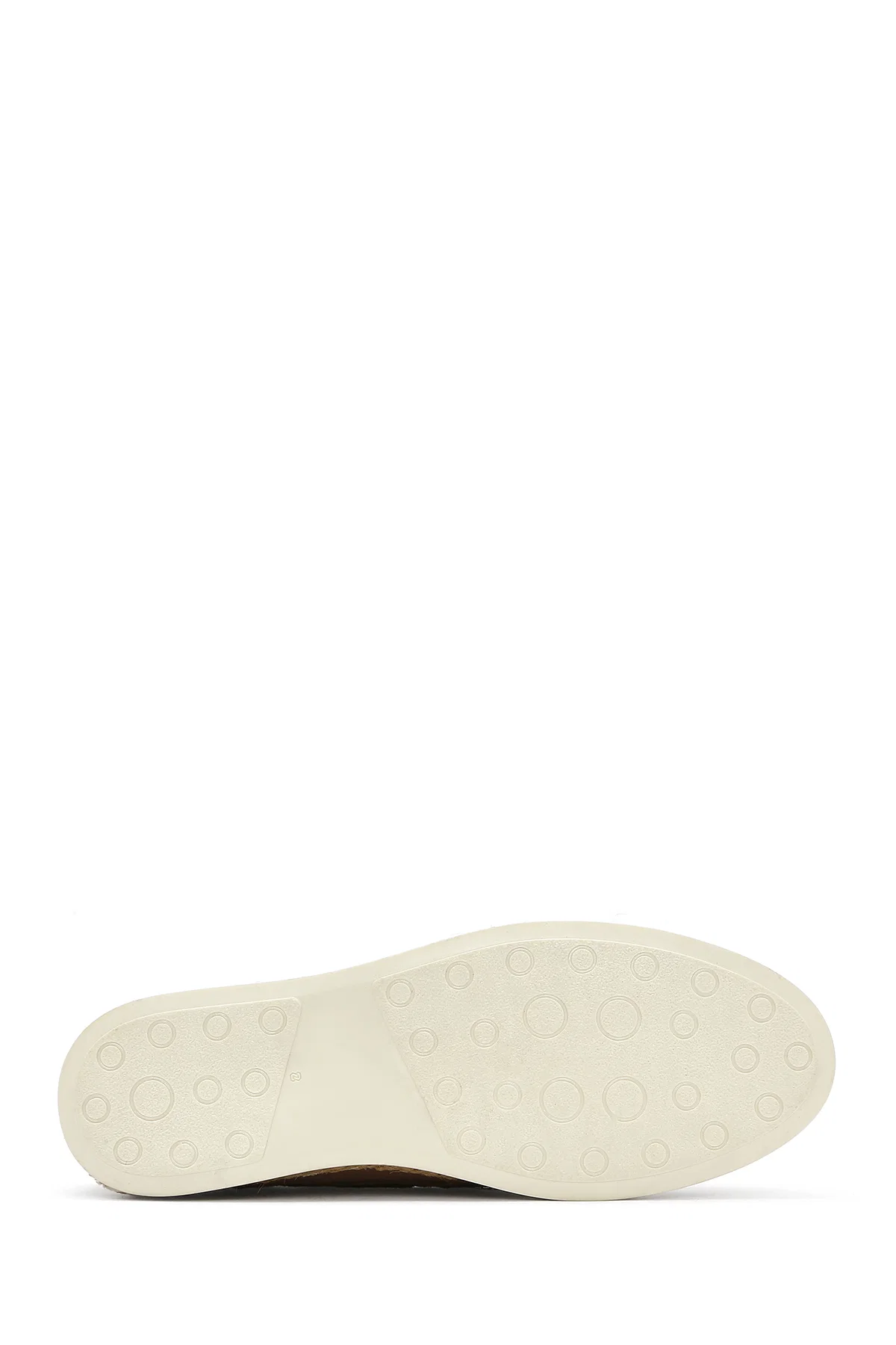 Erkek Bej Süet Deri Casual Loafer - Image 4