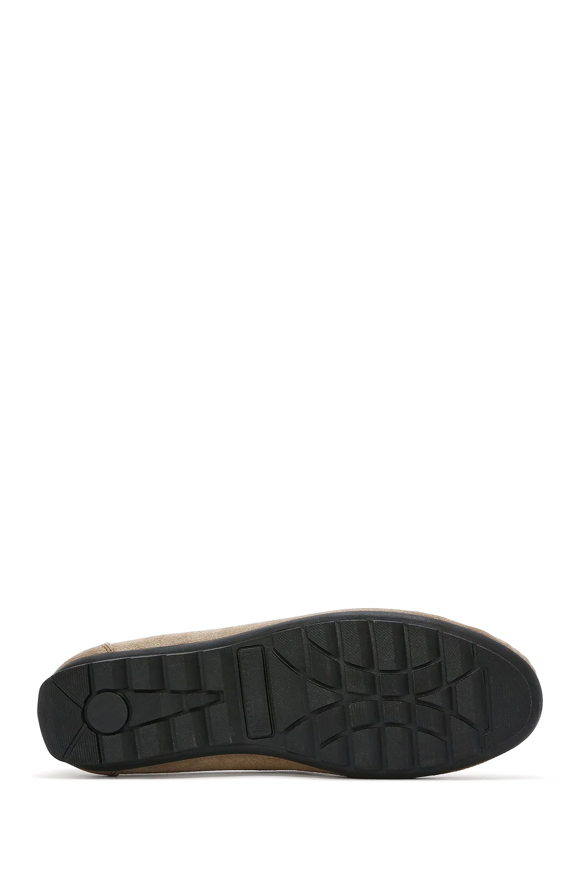 Erkek Bej Süet Deri Casual Loafer - Image 4