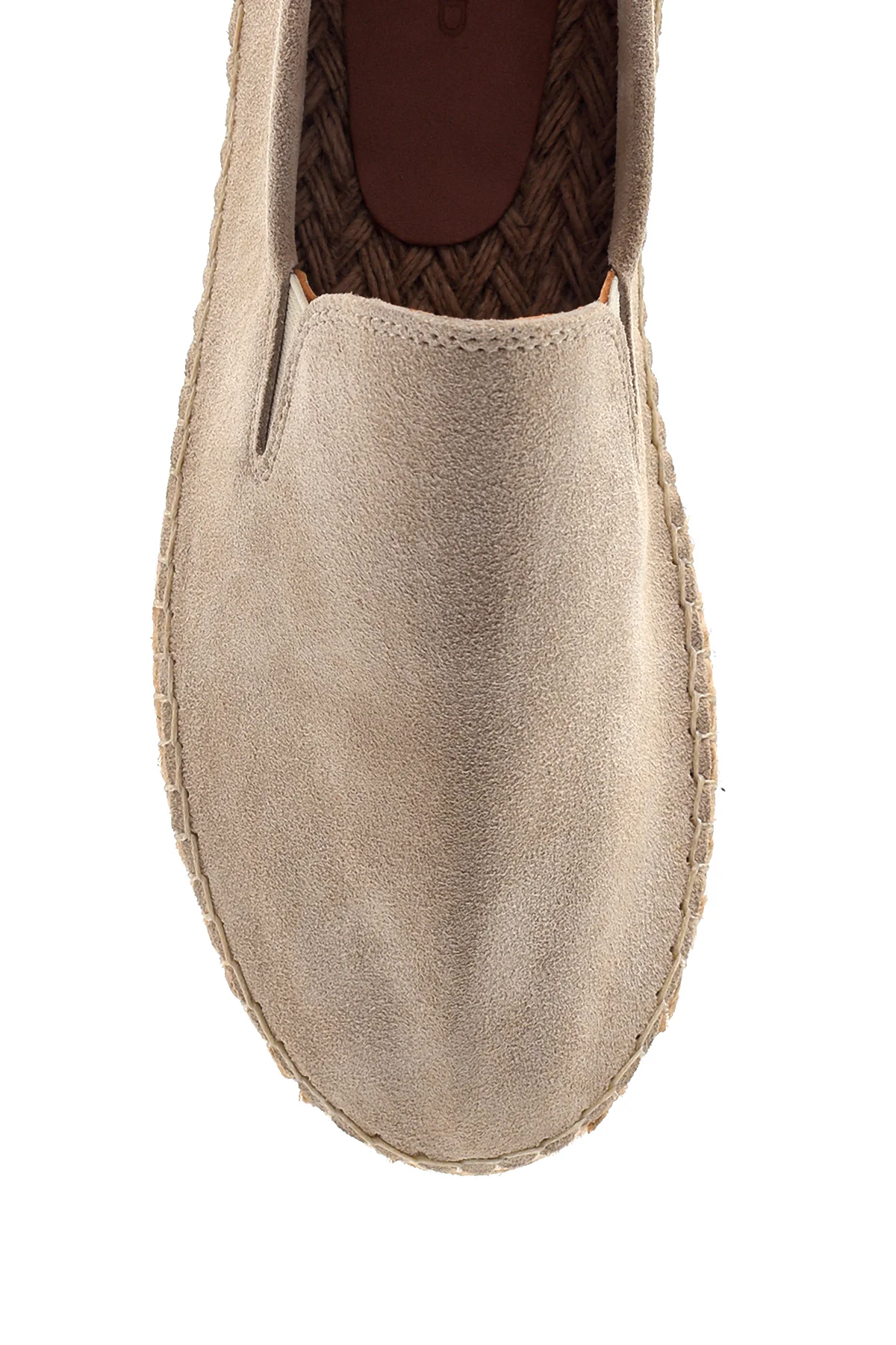 Erkek Bej Süet Deri Espadril - Image 6