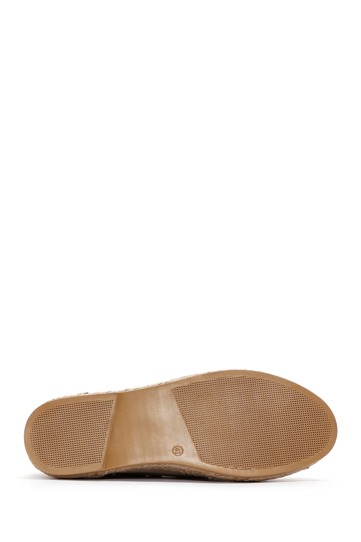 Erkek Bej Süet Deri Espadril - Image 4