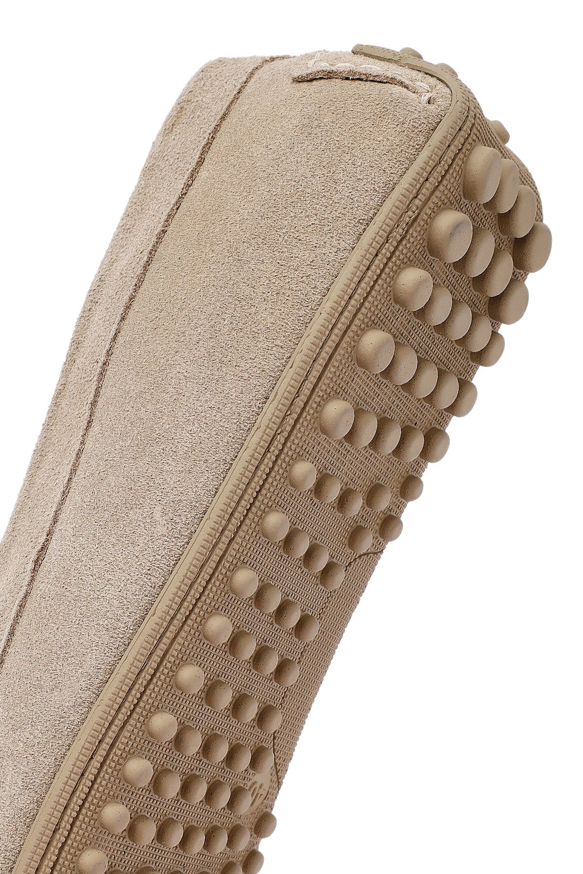 Erkek Bej Süet Deri Loafer - Image 8