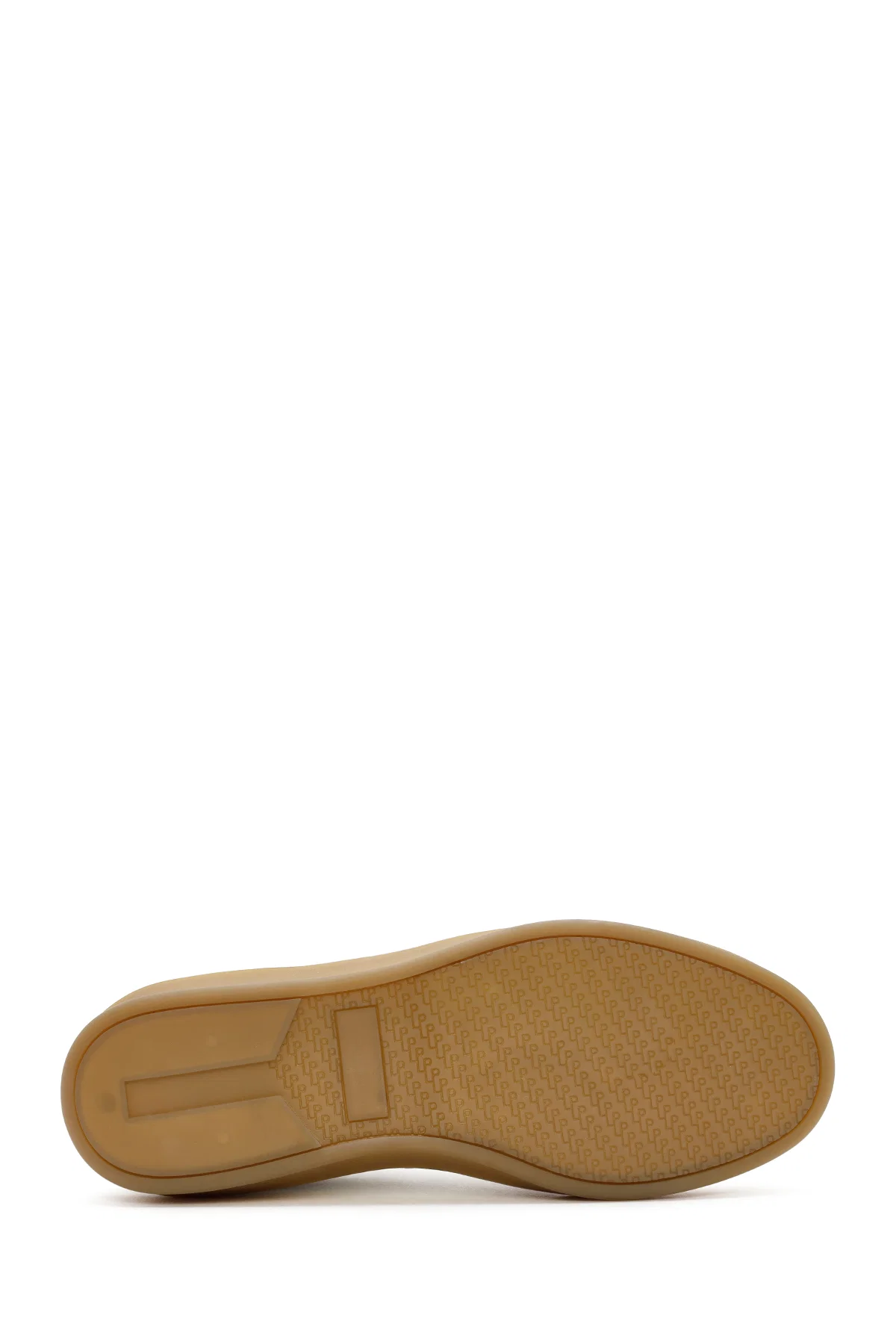 Erkek Beyaz Bağcıklı Deri Sneaker - Image 4
