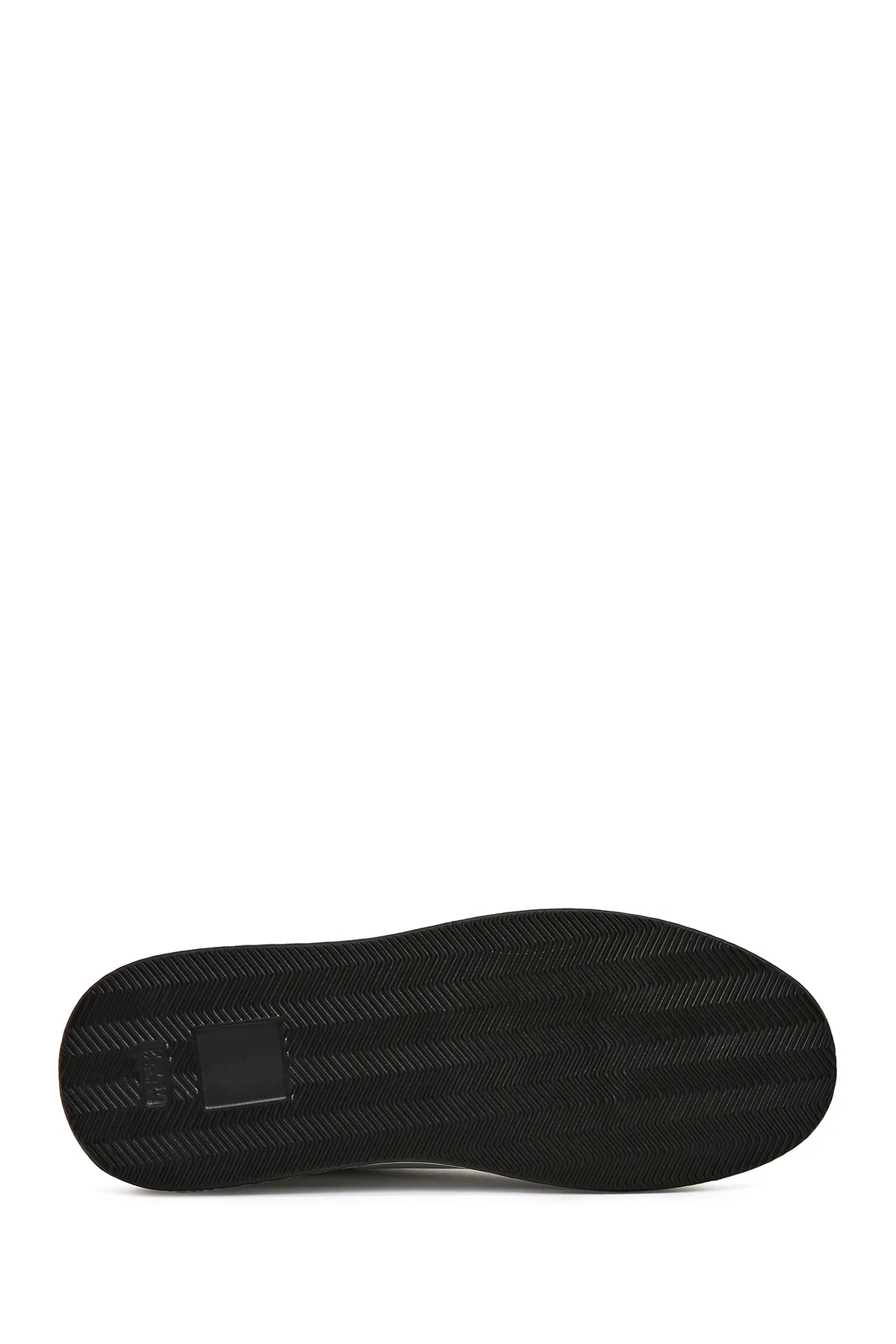Erkek Beyaz Bağcıklı Deri Sneaker - Image 4