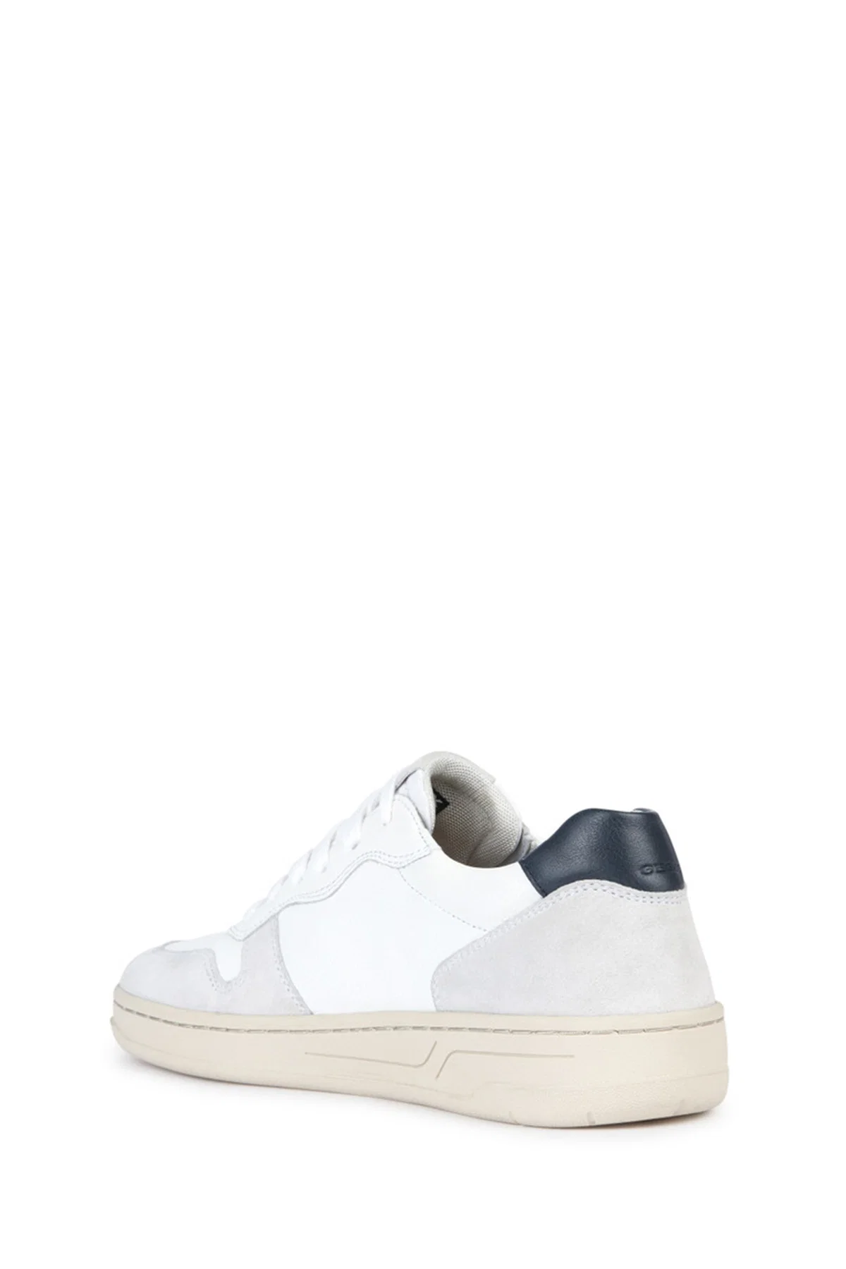 Geox Erkek Beyaz Bağcıklı Deri Sneaker - Image 3
