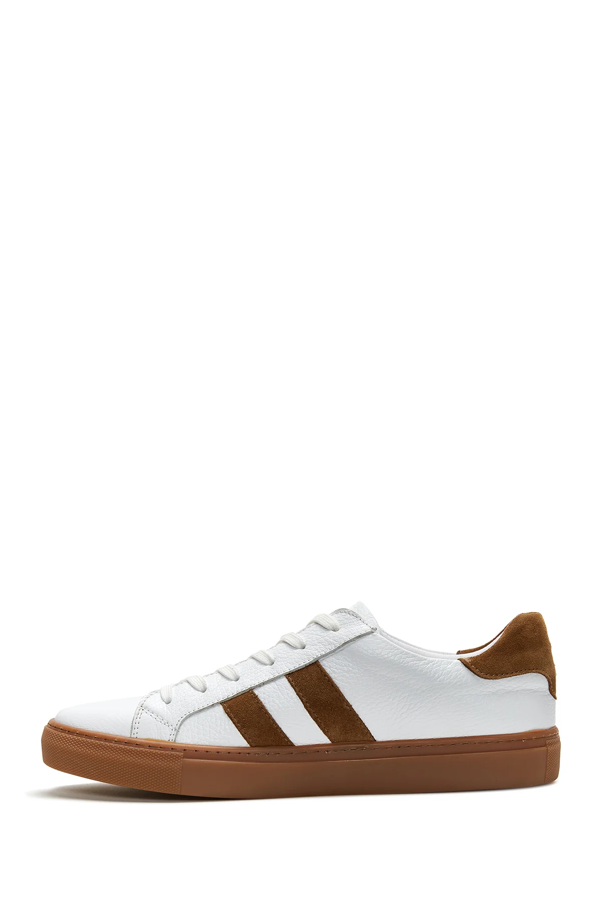 Erkek Beyaz Deri Sneaker - Image 2
