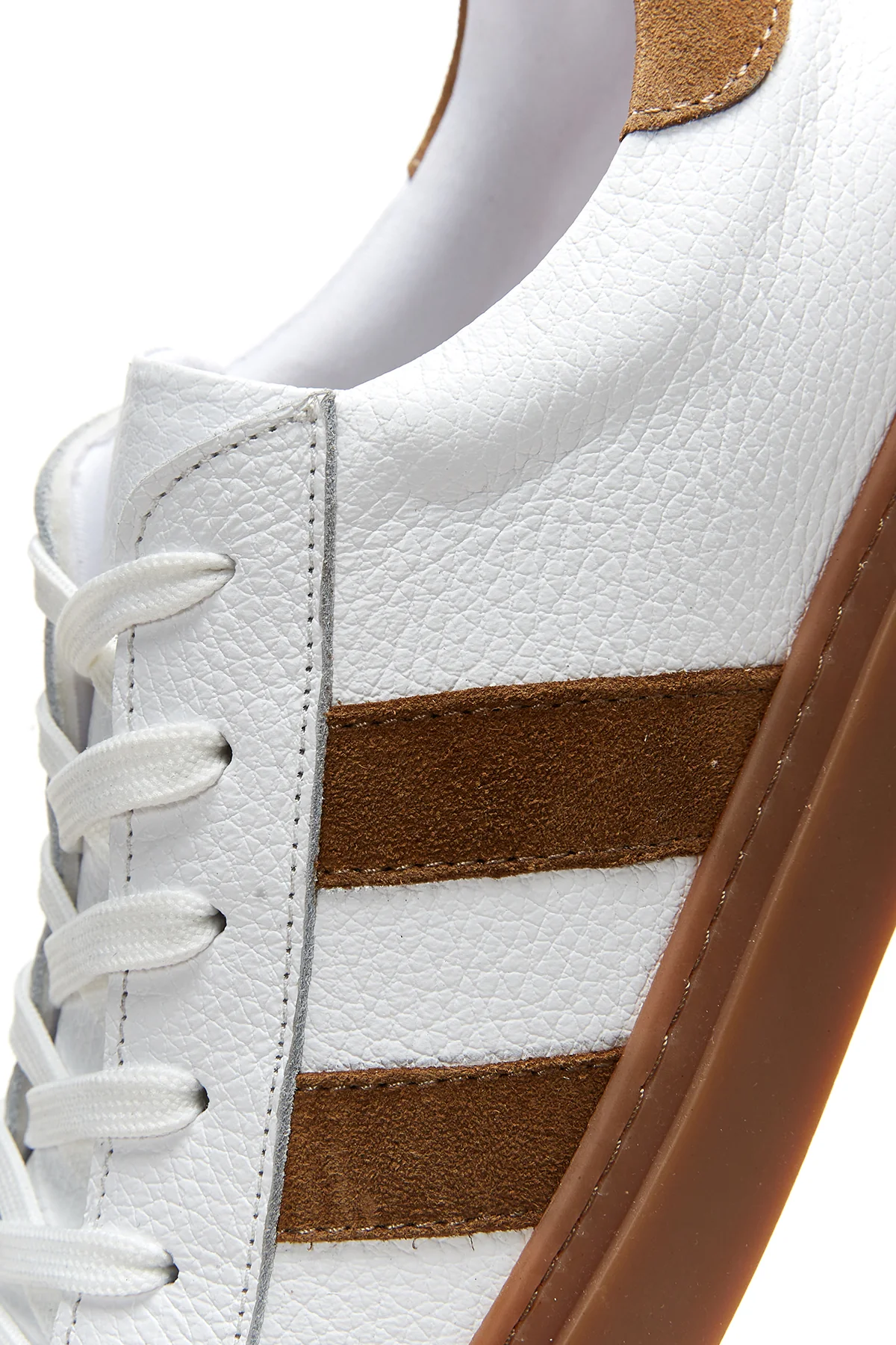 Erkek Beyaz Deri Sneaker - Image 7