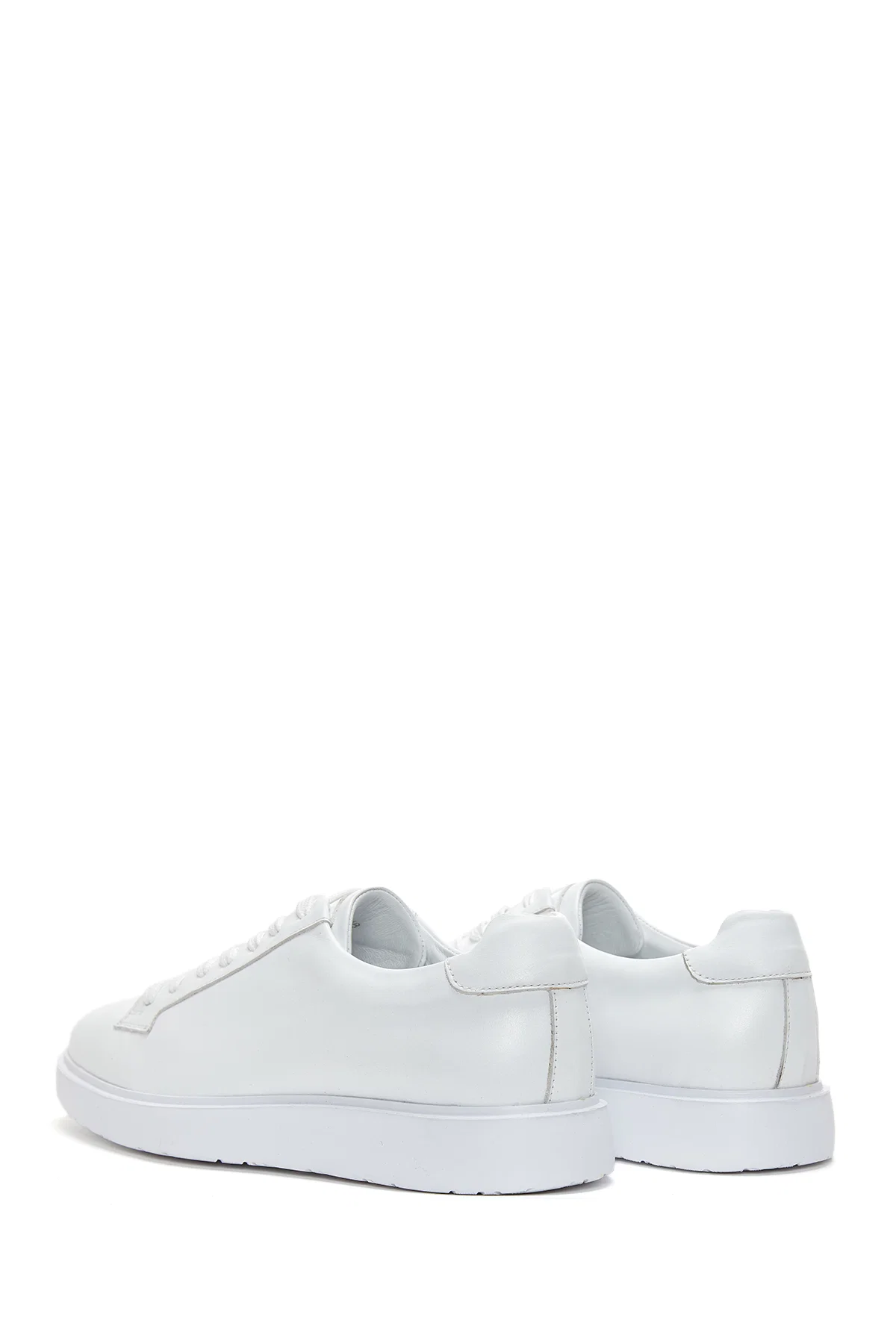 Erkek Beyaz Deri Sneaker - Image 5