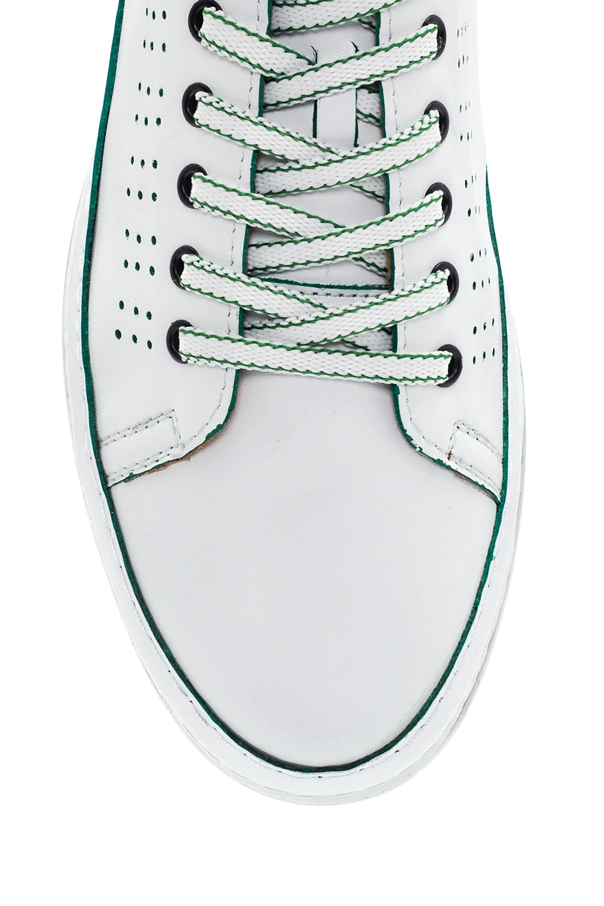 Erkek Beyaz Deri Sneaker - Image 6