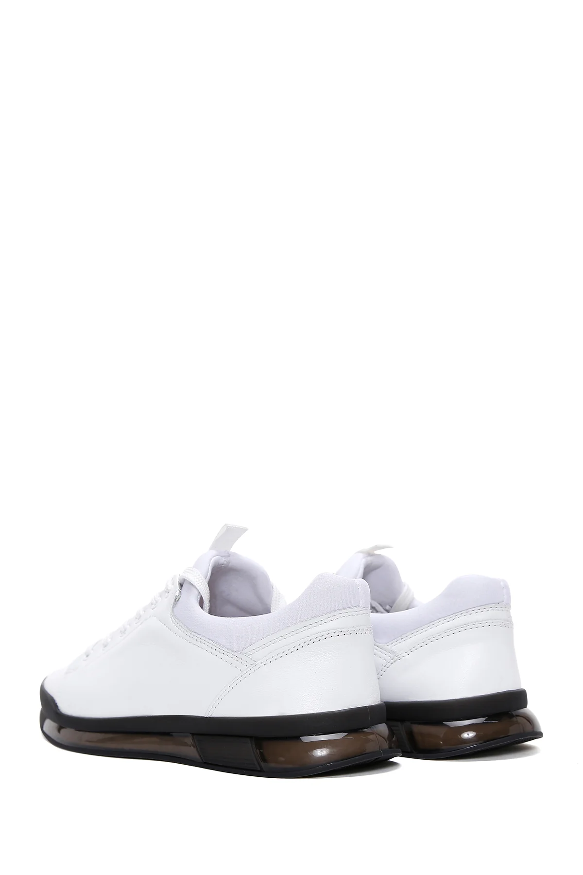 Erkek Beyaz Deri Sneaker - Image 5