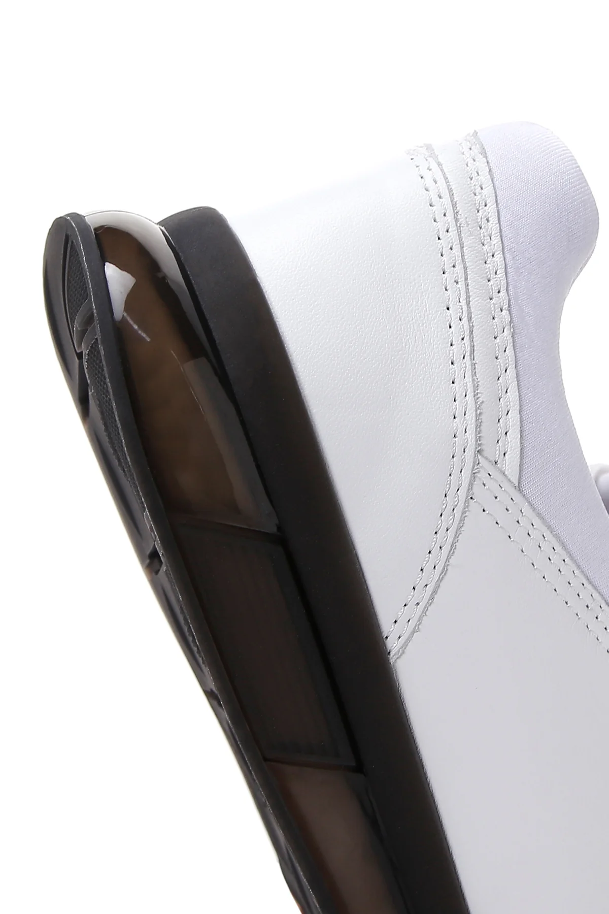 Erkek Beyaz Deri Sneaker - Image 8