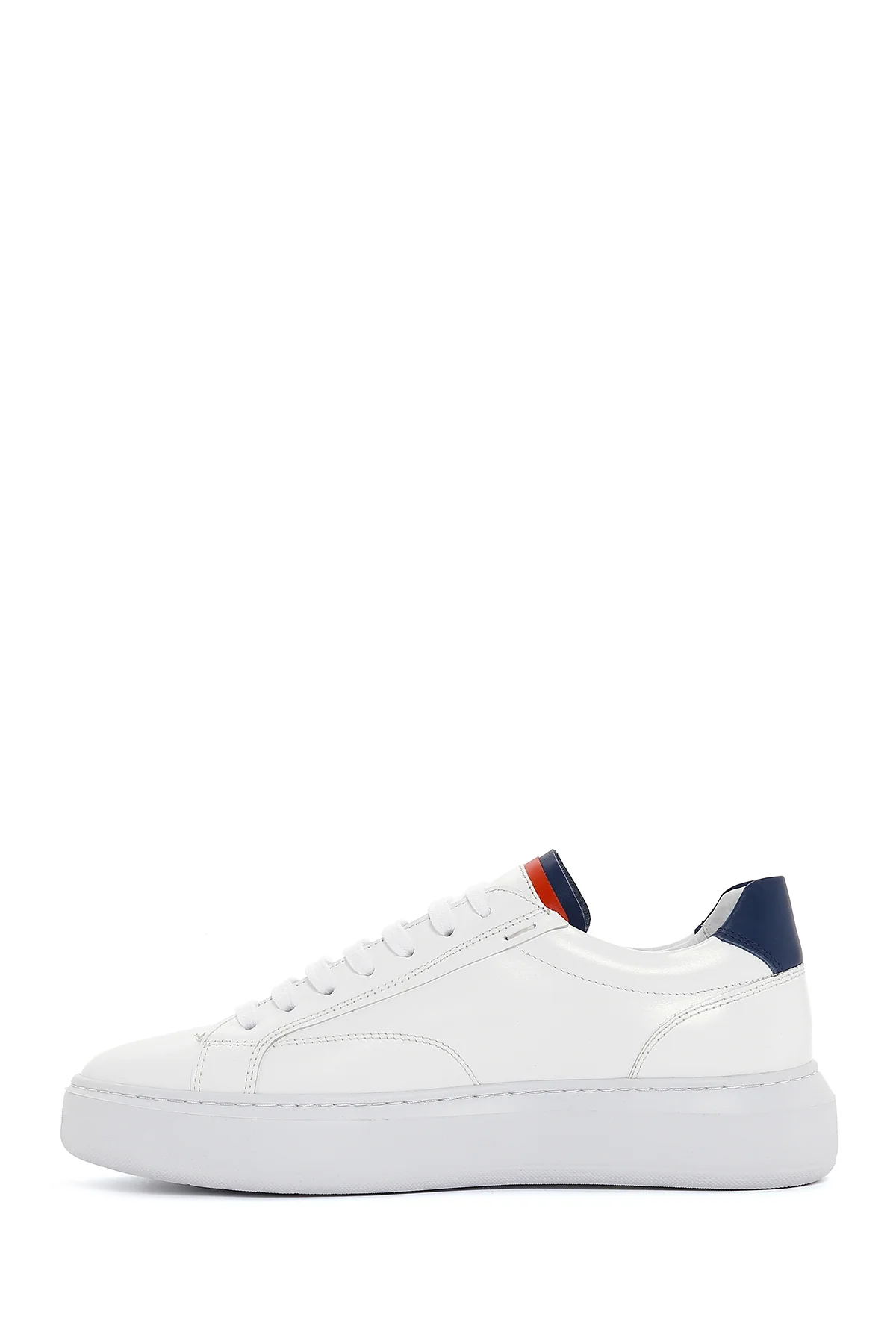 Erkek Beyaz Deri Sneaker - Image 2