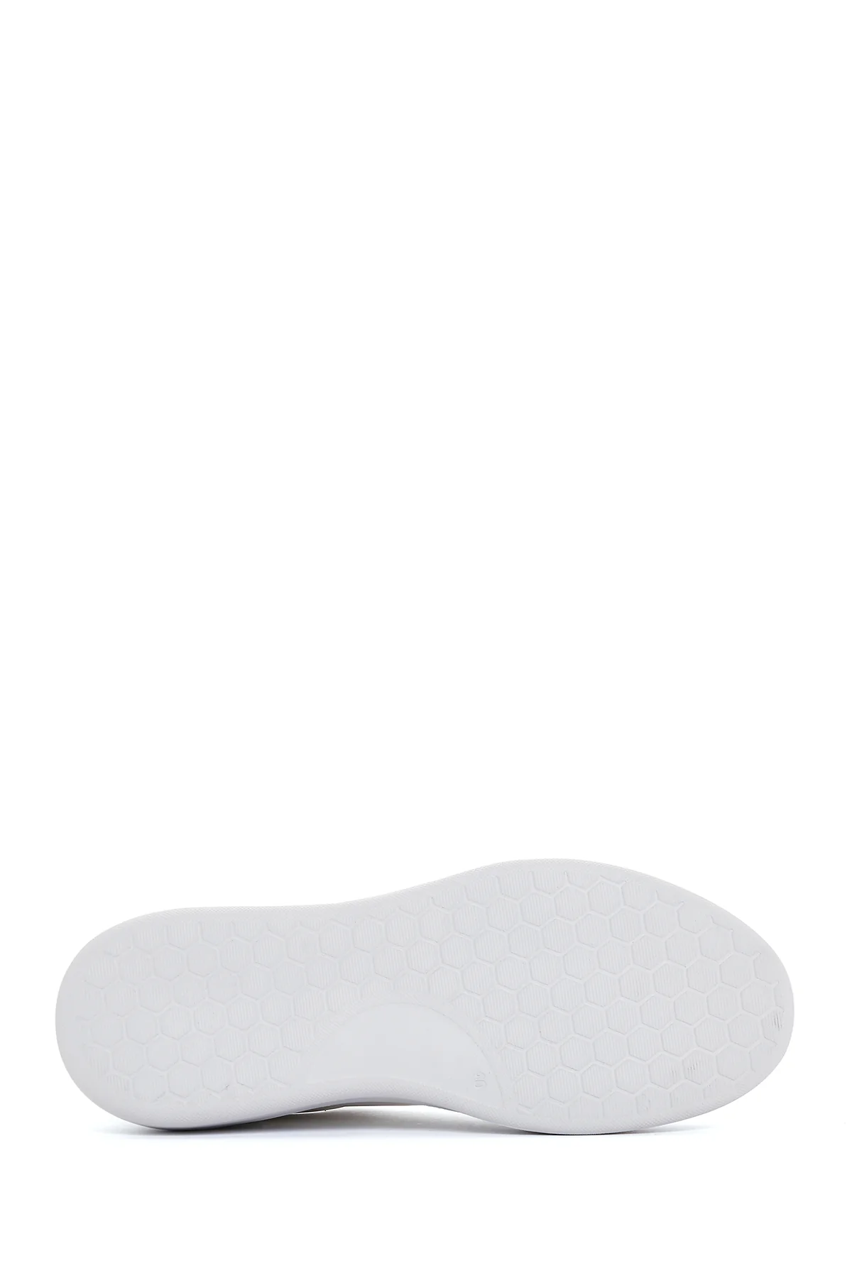 Erkek Beyaz Deri Sneaker - Image 4