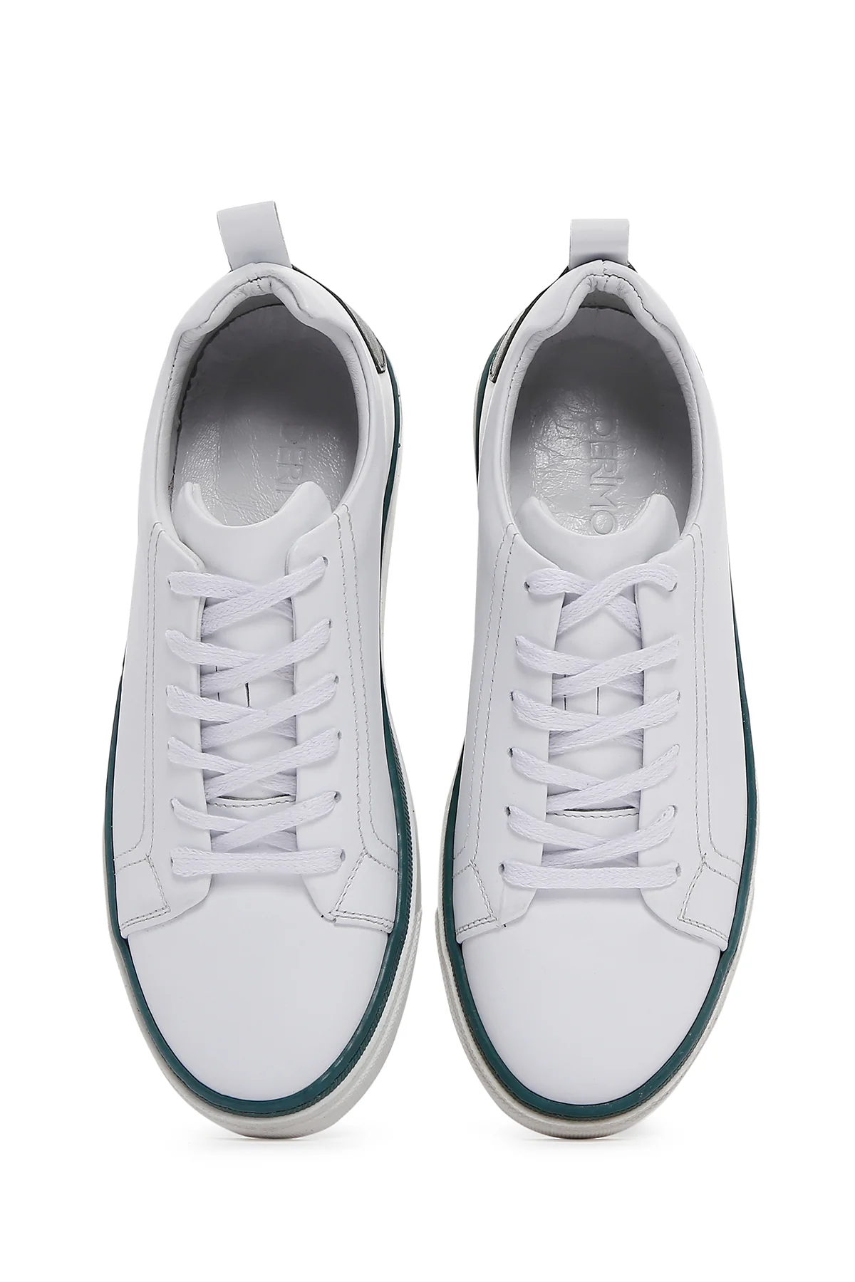 Erkek Beyaz Deri Sneaker - Image 6