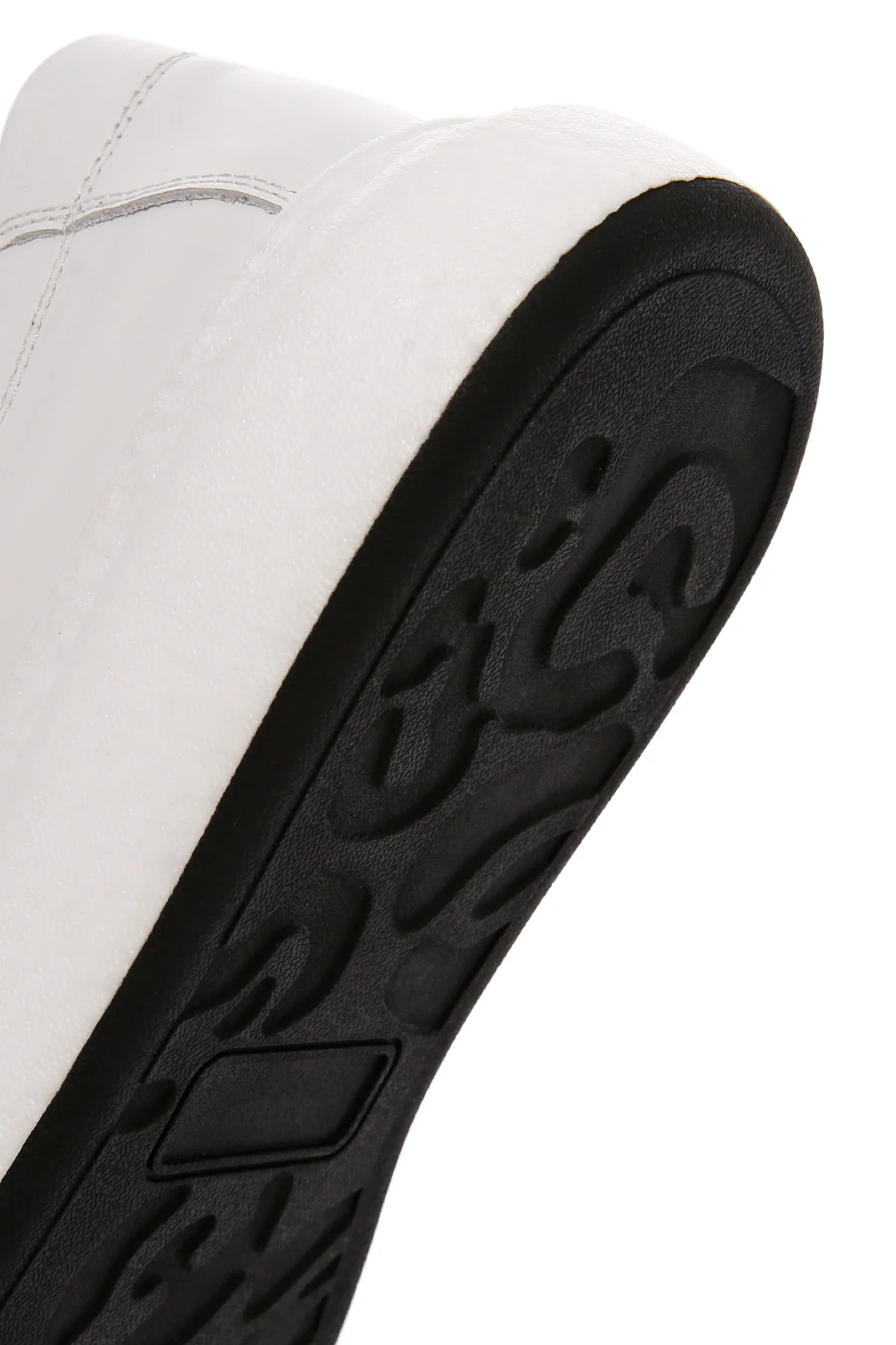 Erkek Beyaz Deri Sneaker - Image 8