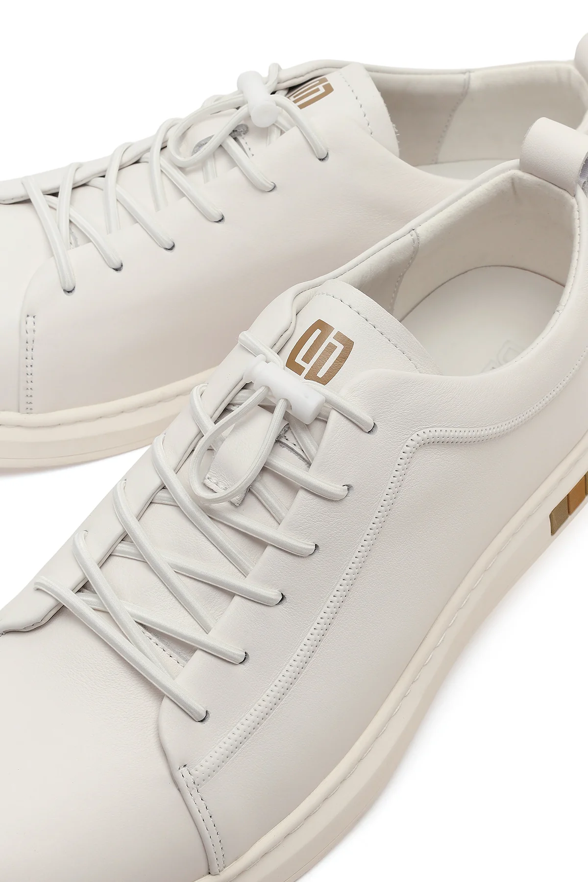 Erkek Beyaz Deri Sneaker - Image 10