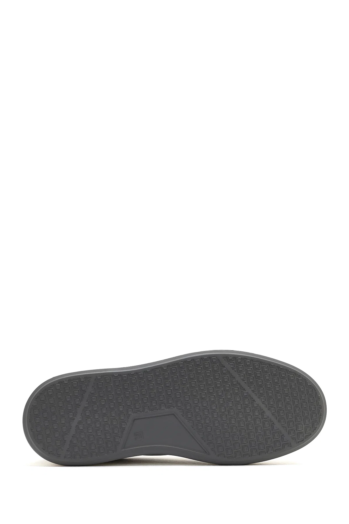 Erkek Beyaz Kalın Tabanlı Bağcıklı Deri Sneaker - Image 4