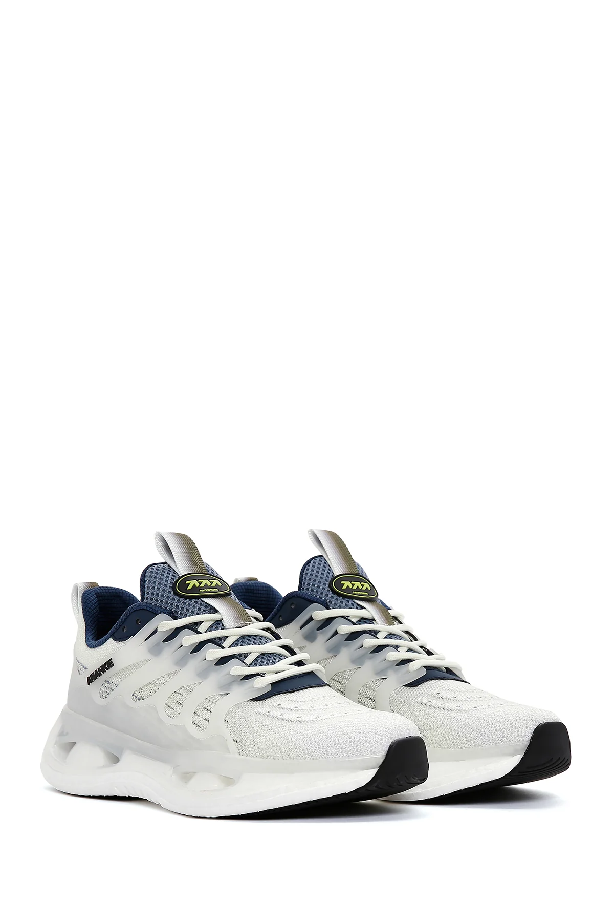 Erkek Beyaz Kalın Tabanlı Sneaker - Image 3