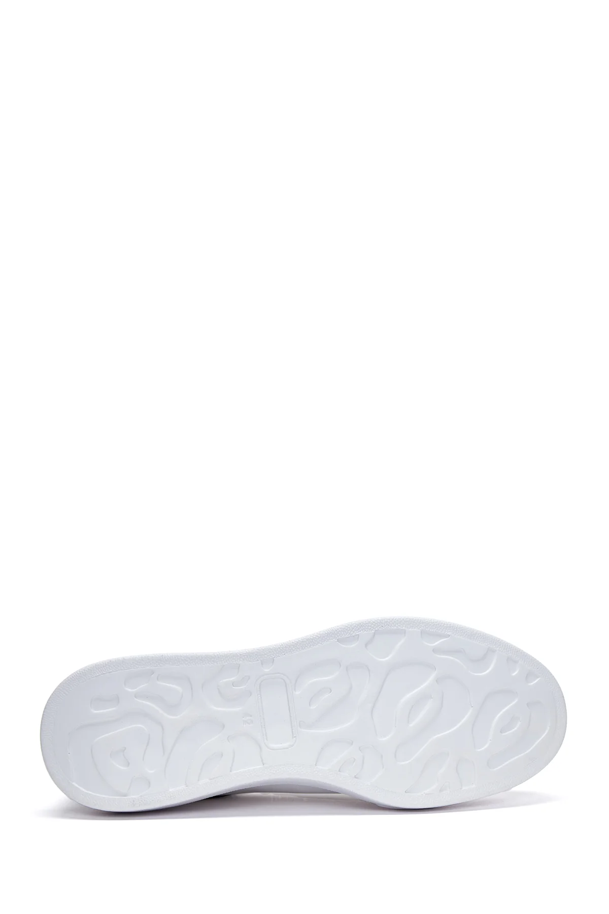 Erkek Beyaz Kalın Tabanlı Sneaker - Image 4