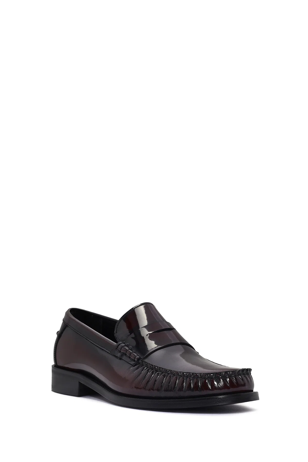 Erkek Bordo Deri Klasik Loafer - Image 6