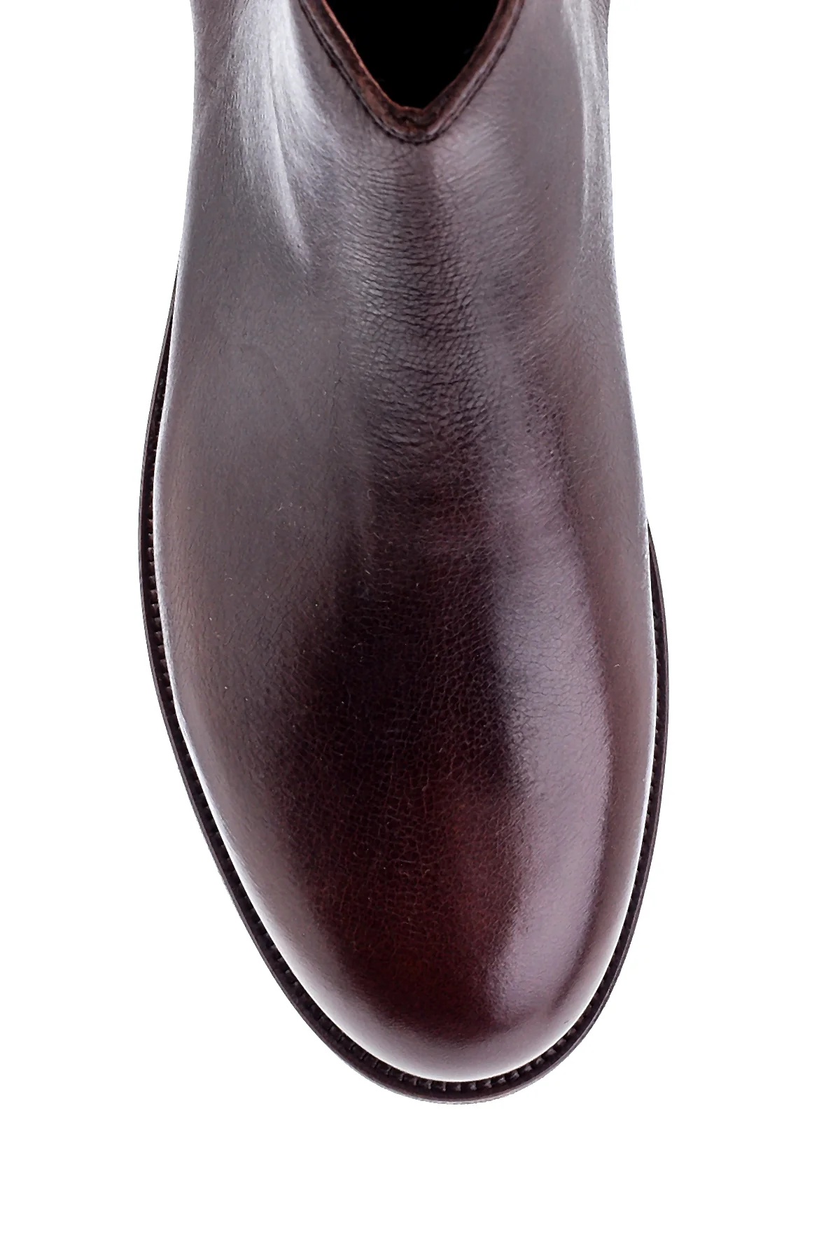 Erkek Deri Arkası Fermuarlı Klasik Bot - Image 6