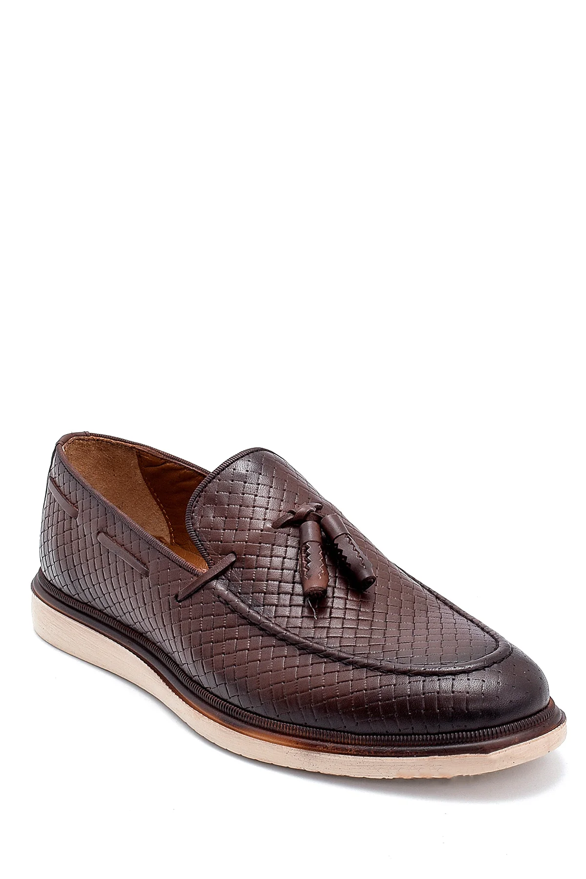 Erkek Deri Baskılı Casual Loafer - Image 2