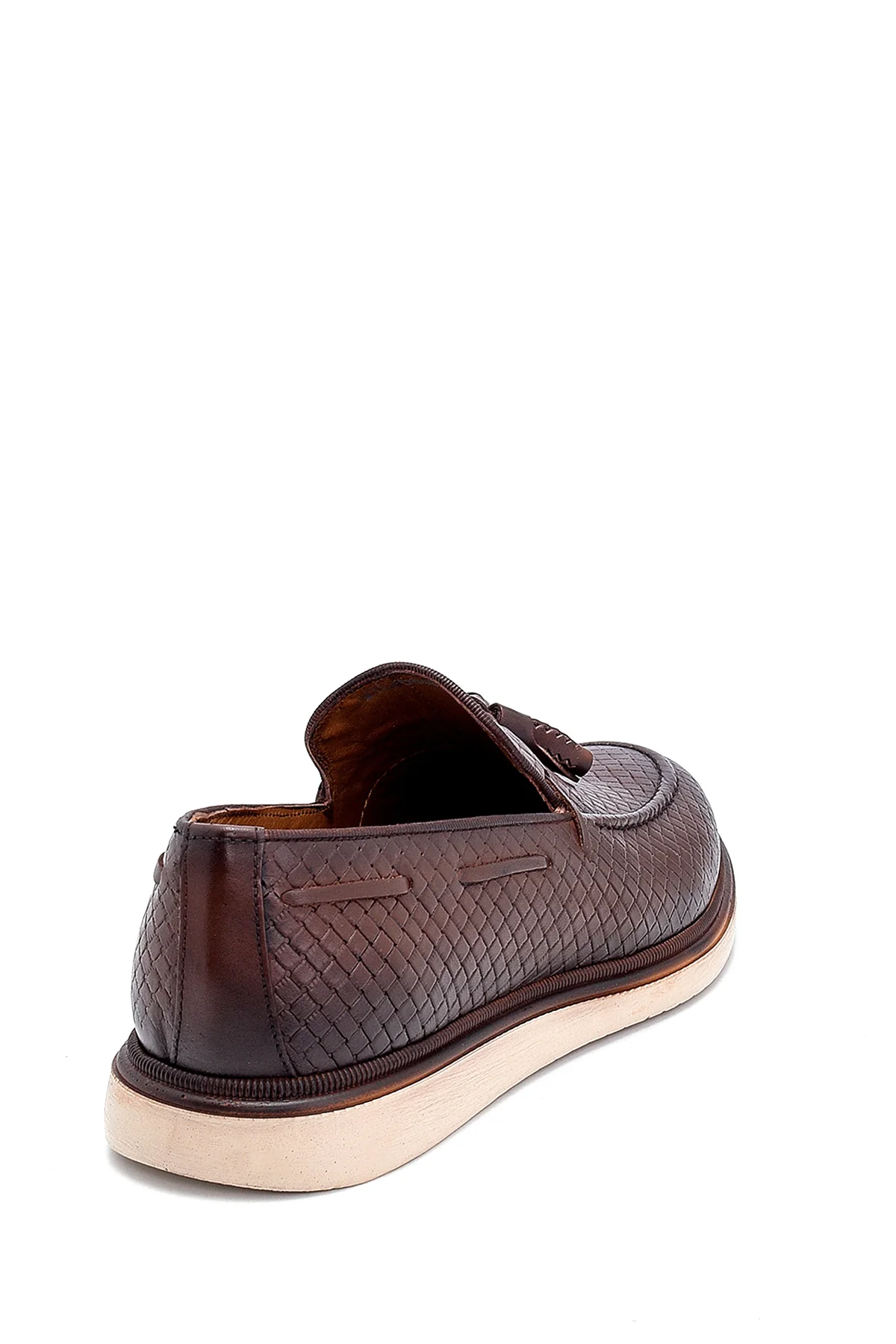 Erkek Deri Baskılı Casual Loafer - Image 5