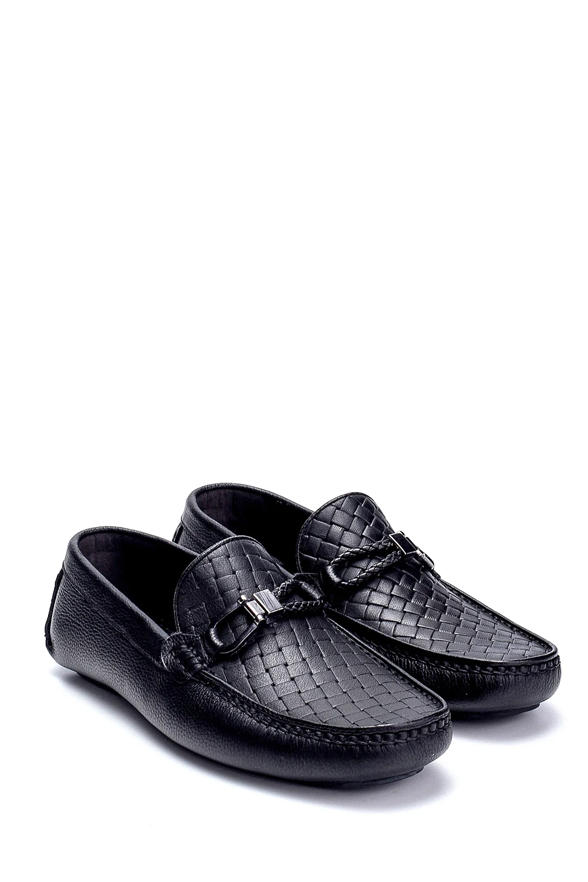 Erkek Deri Baskılı Loafer - Image 3