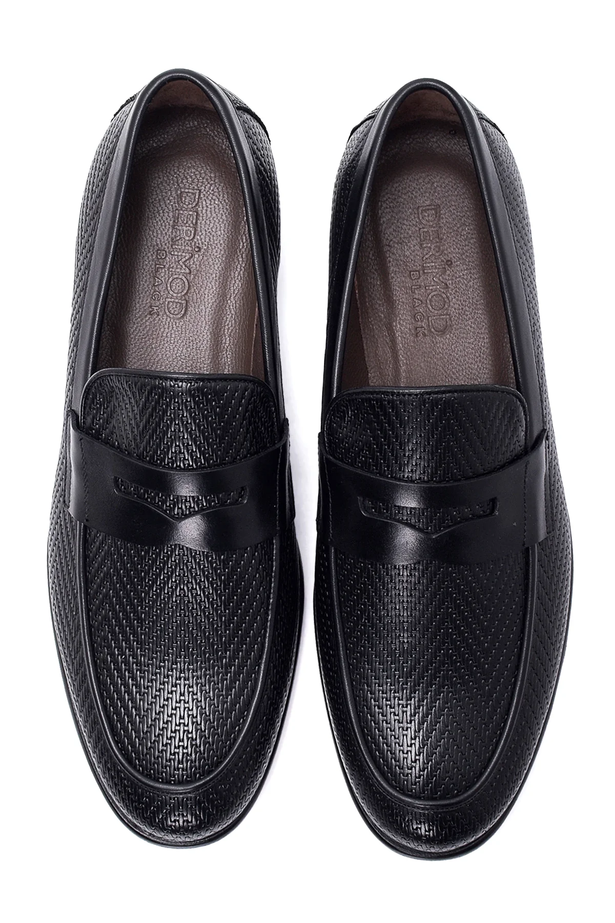 Erkek Deri Baskılı Loafer - Image 7