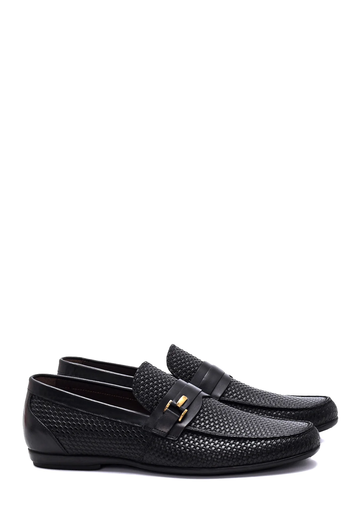 Erkek Deri Baskılı Loafer - Image 3
