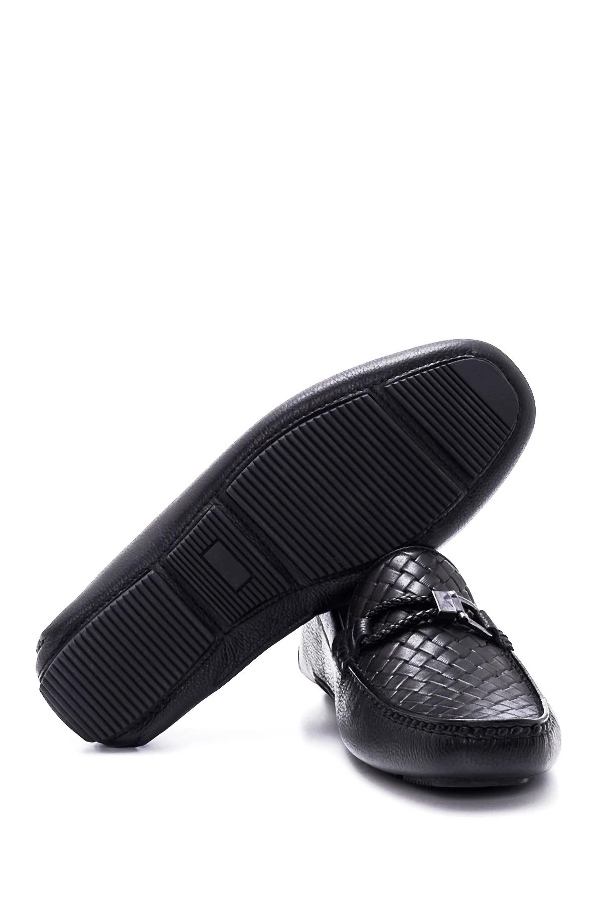 Erkek Deri Baskılı Loafer - Image 4