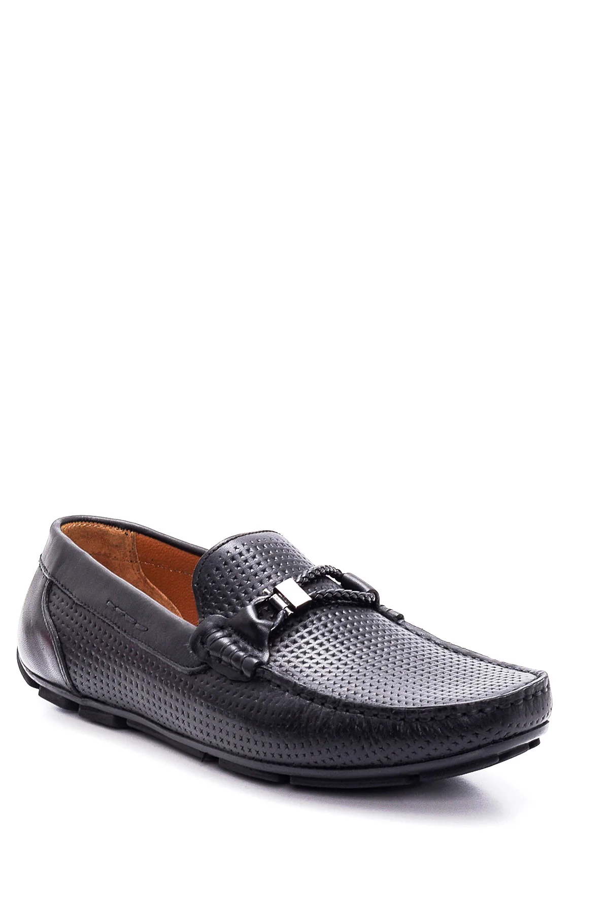 Erkek Deri Baskılı Loafer - Image 3
