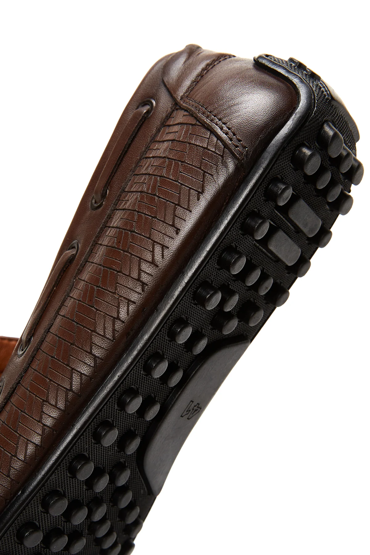 Erkek Deri Baskılı Loafer - Image 8