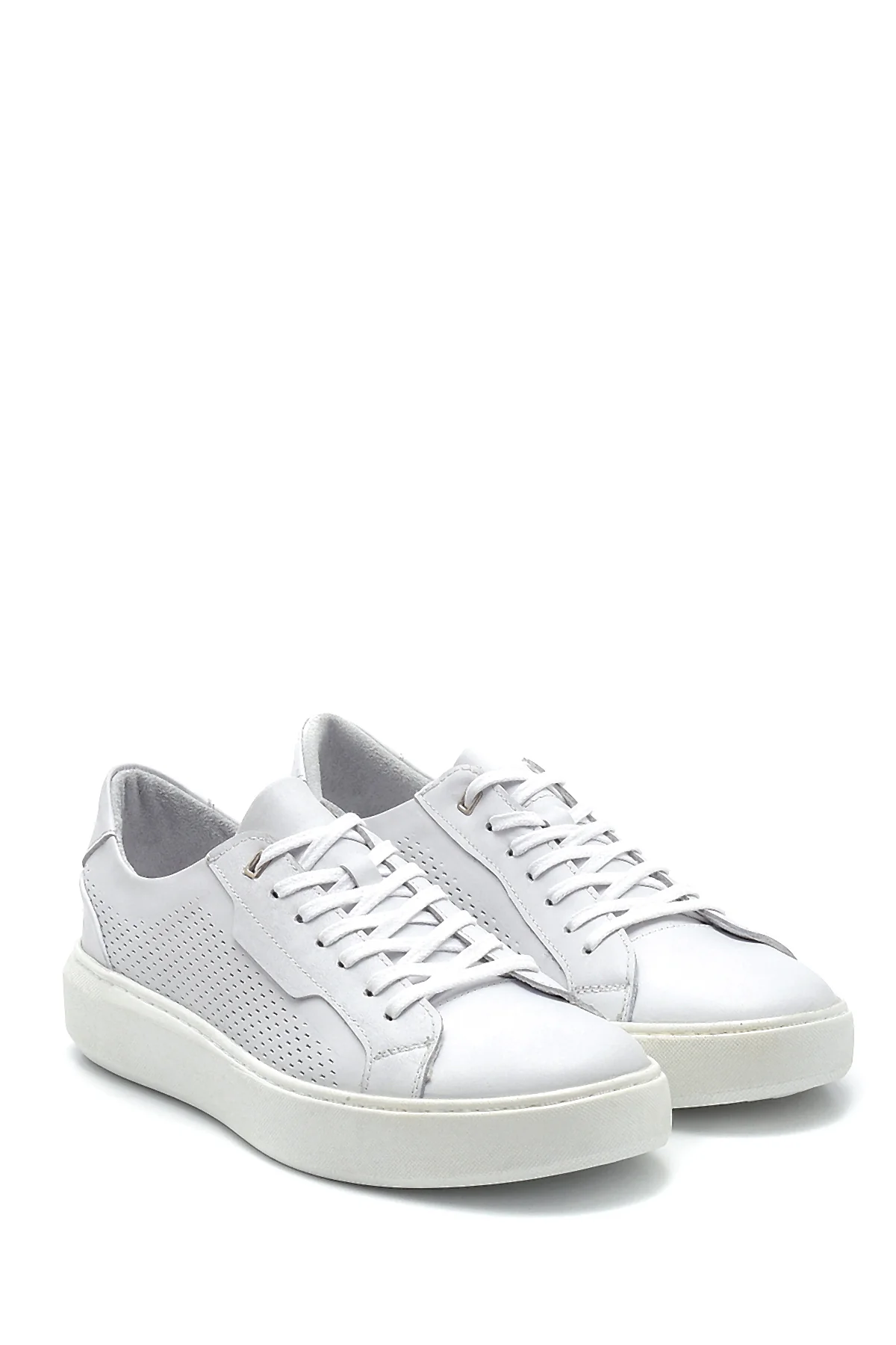 Erkek Deri Baskılı Sneaker - Image 3