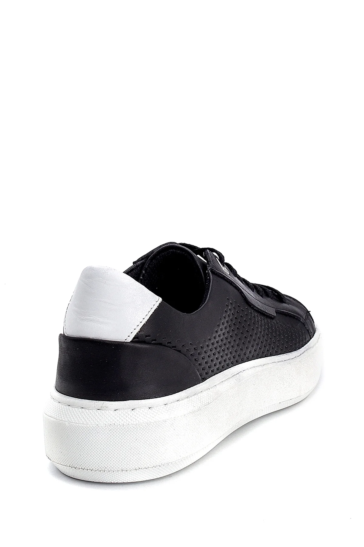 Erkek Deri Baskılı Sneaker - Image 5