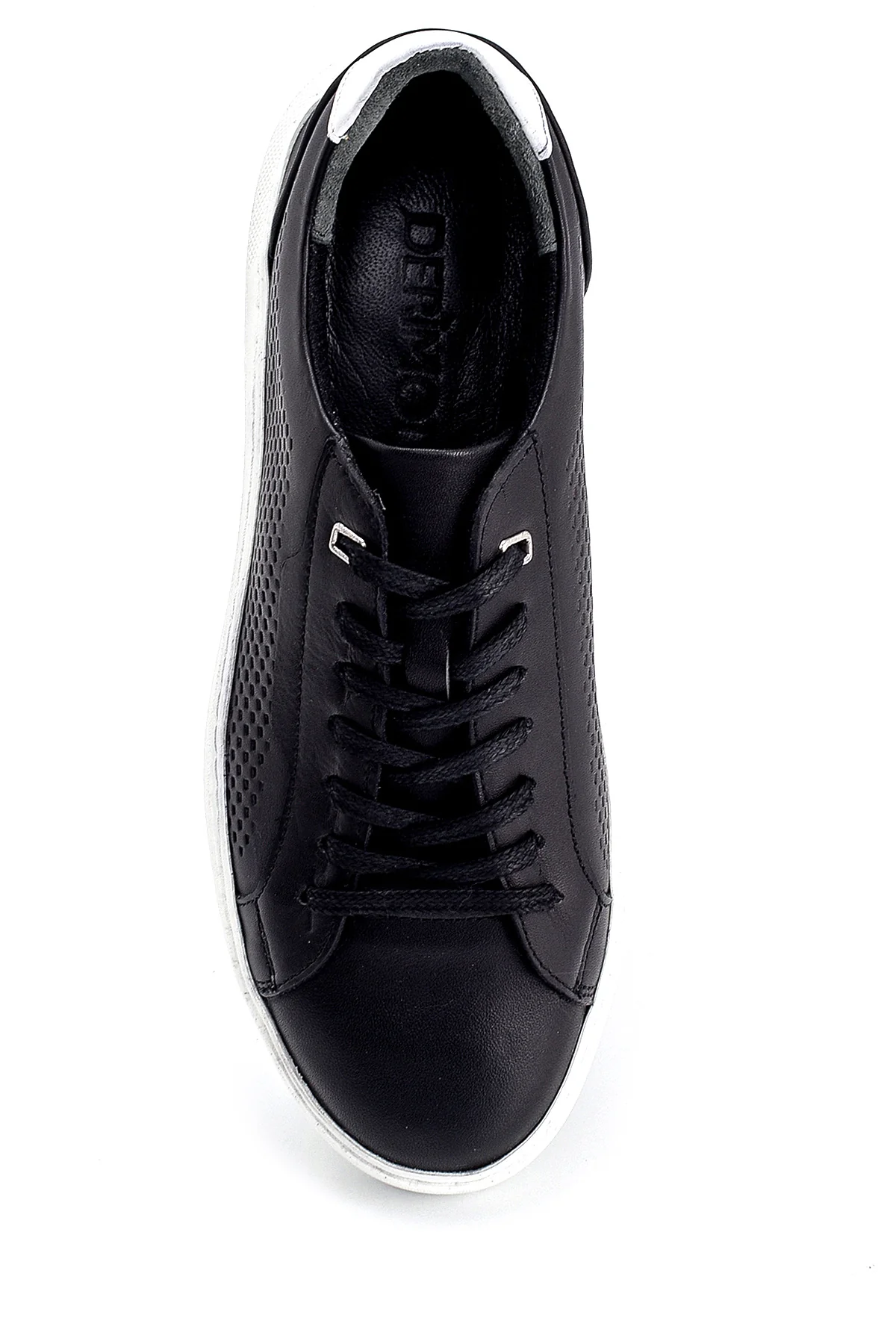 Erkek Deri Baskılı Sneaker - Image 6