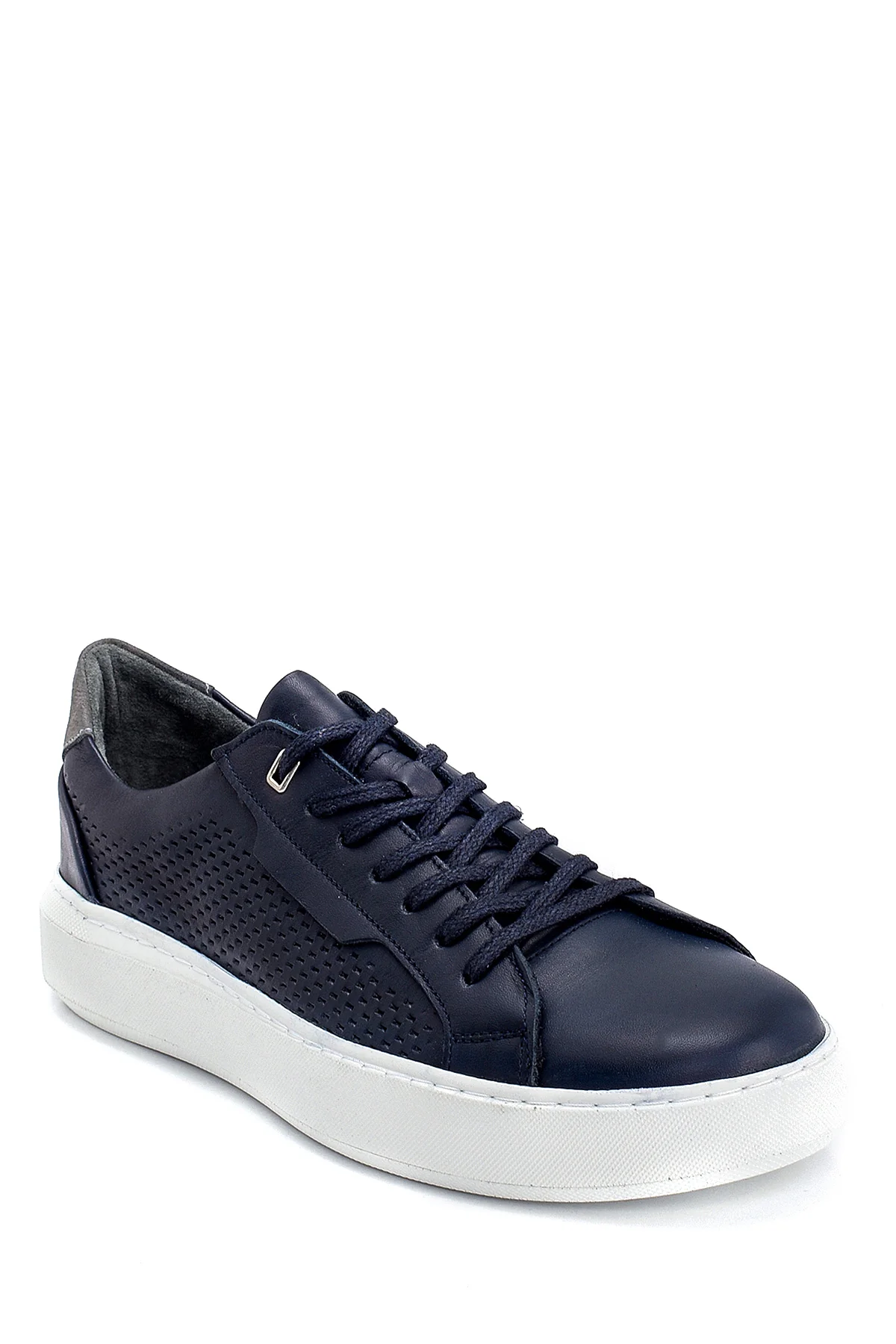 Erkek Deri Baskılı Sneaker - Image 2