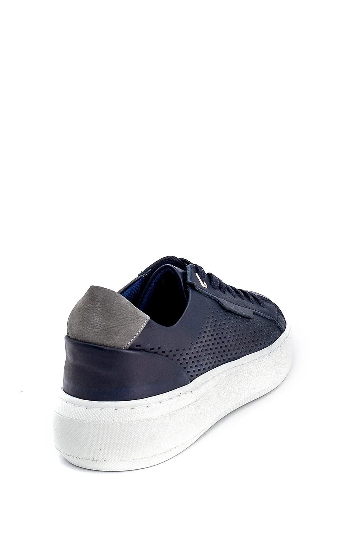 Erkek Deri Baskılı Sneaker - Image 5