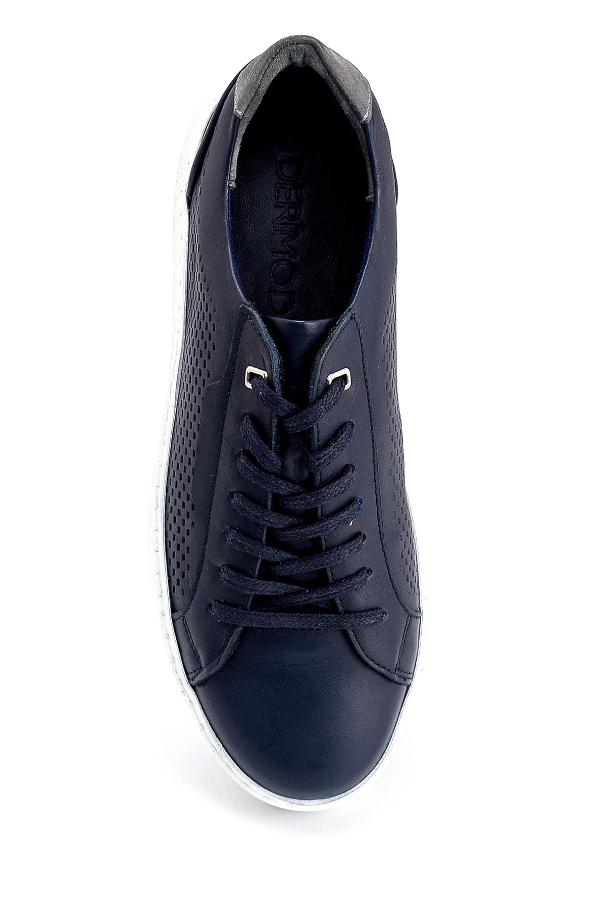 Erkek Deri Baskılı Sneaker - Image 6