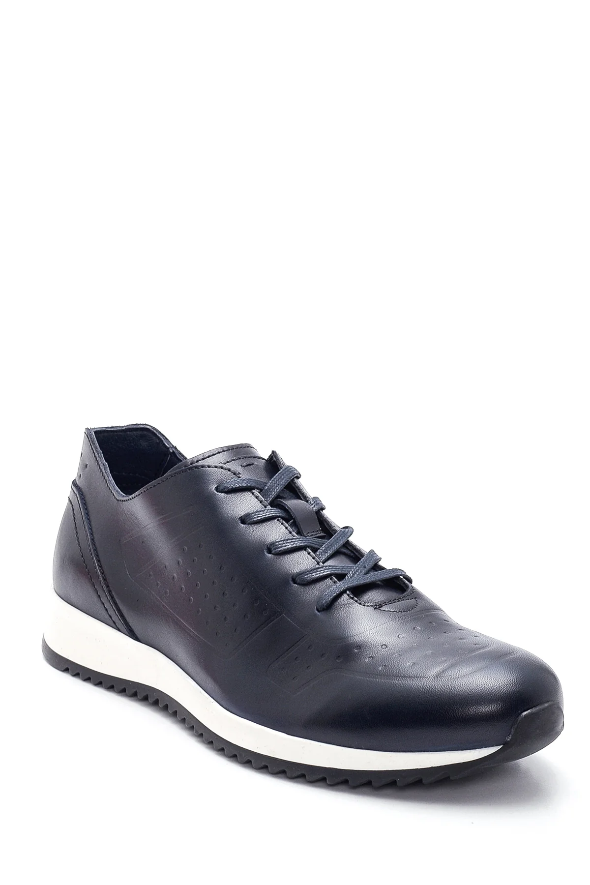 Erkek Deri Baskılı Sneaker - Image 3