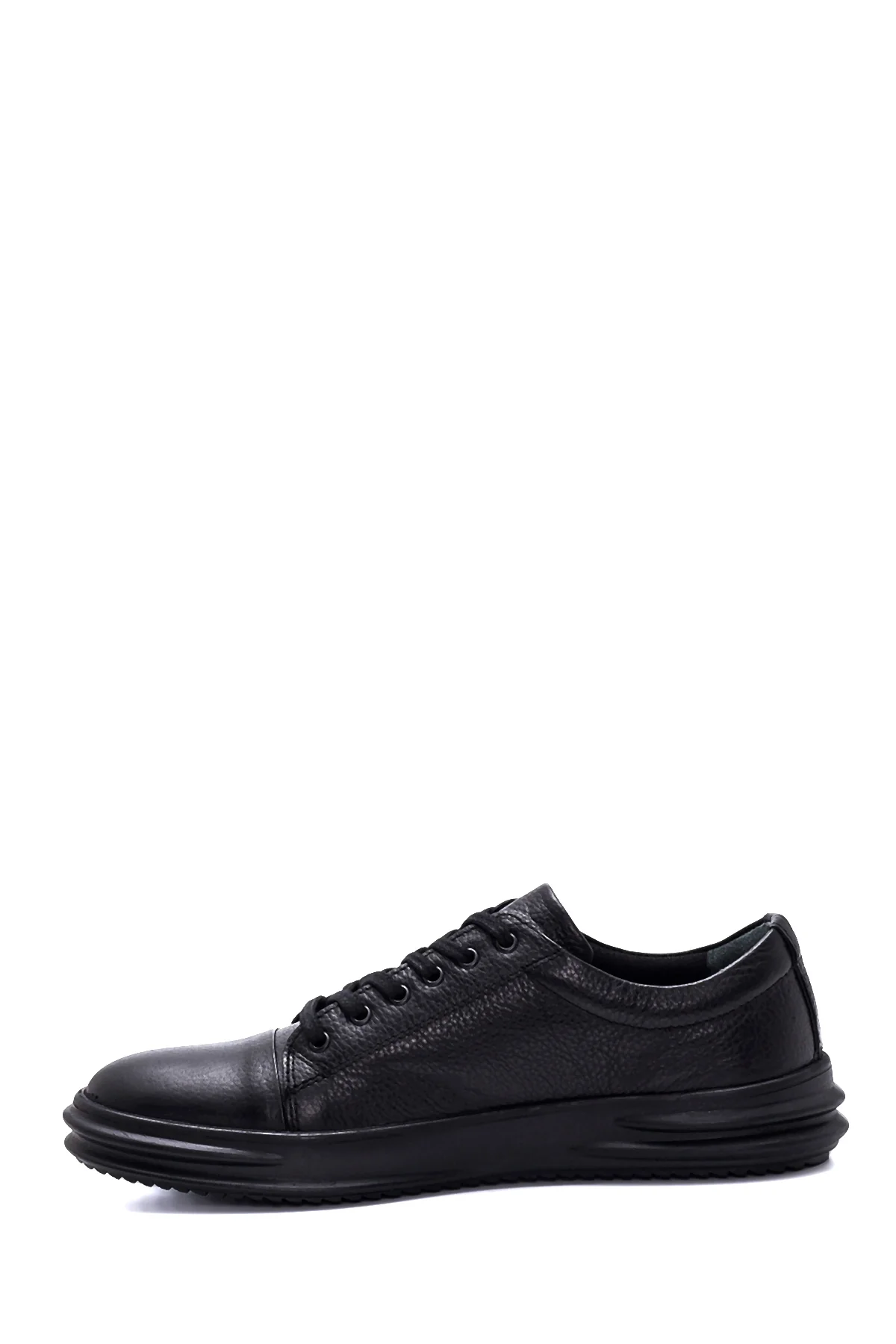 Erkek Deri Baskılı Sneaker - Image 2