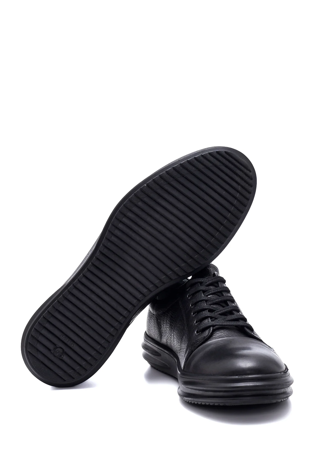 Erkek Deri Baskılı Sneaker - Image 4