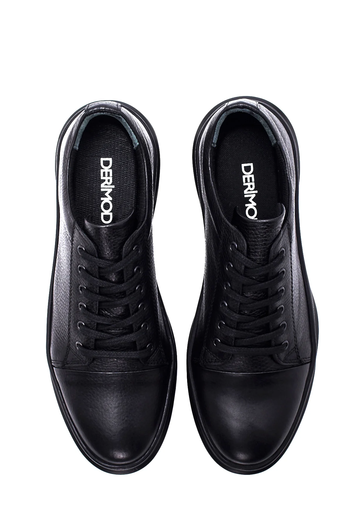 Erkek Deri Baskılı Sneaker - Image 6