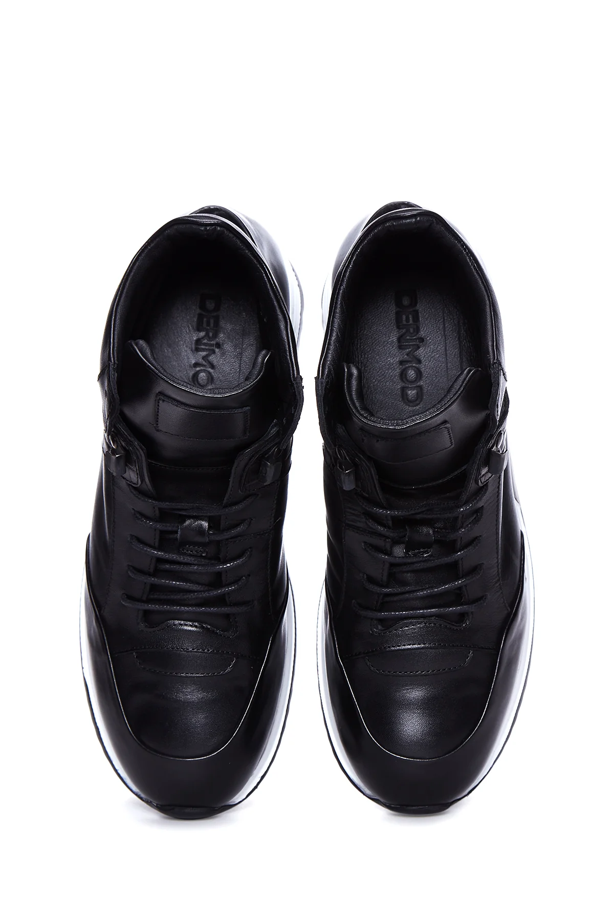 Erkek Deri Bilekli Sneaker - Image 6