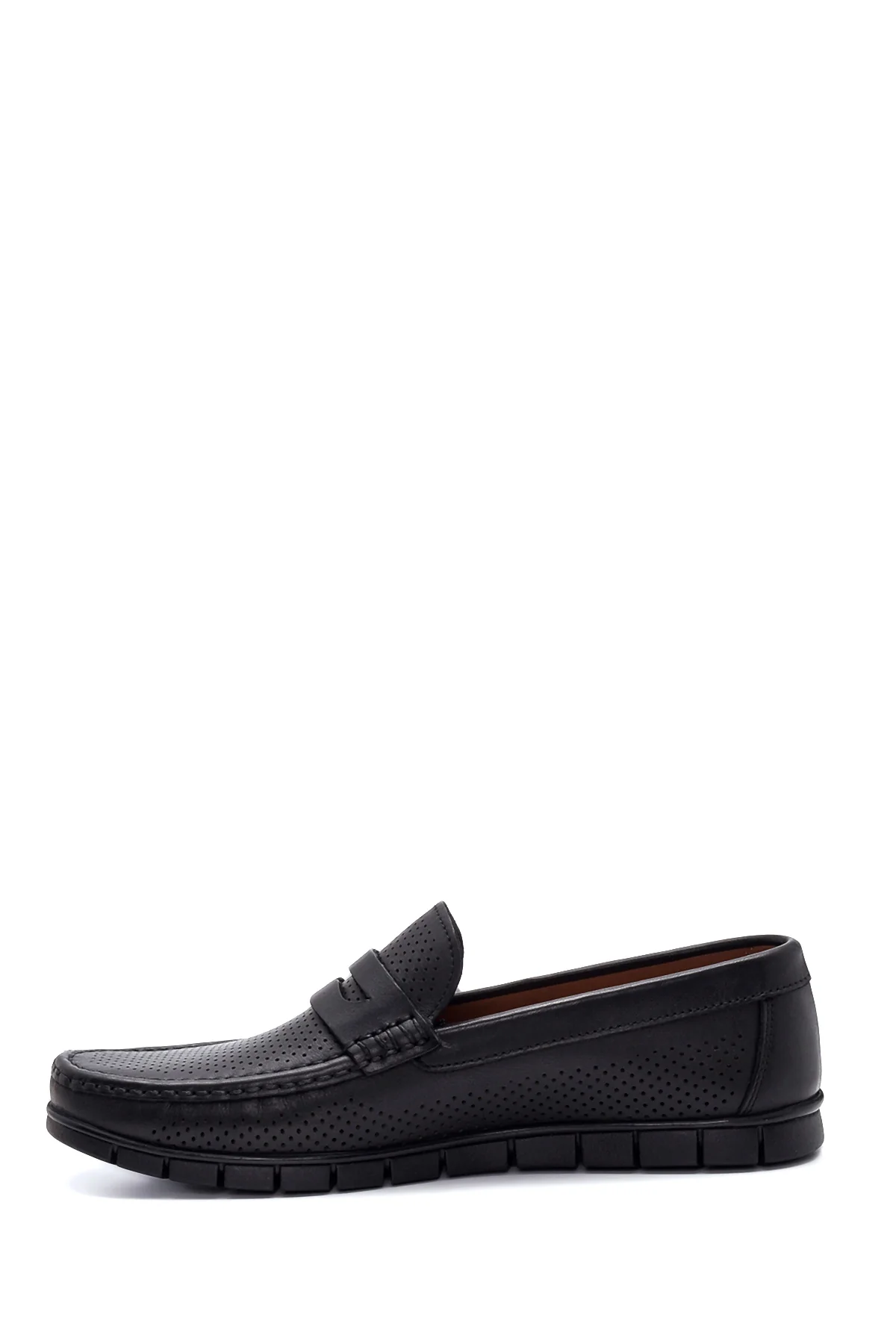 Erkek Deri Delikli Casual Loafer - Image 2
