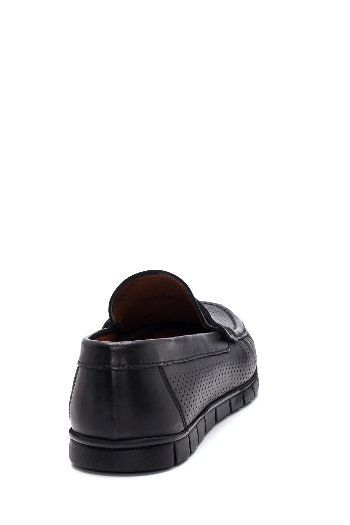 Erkek Deri Delikli Casual Loafer - Image 5