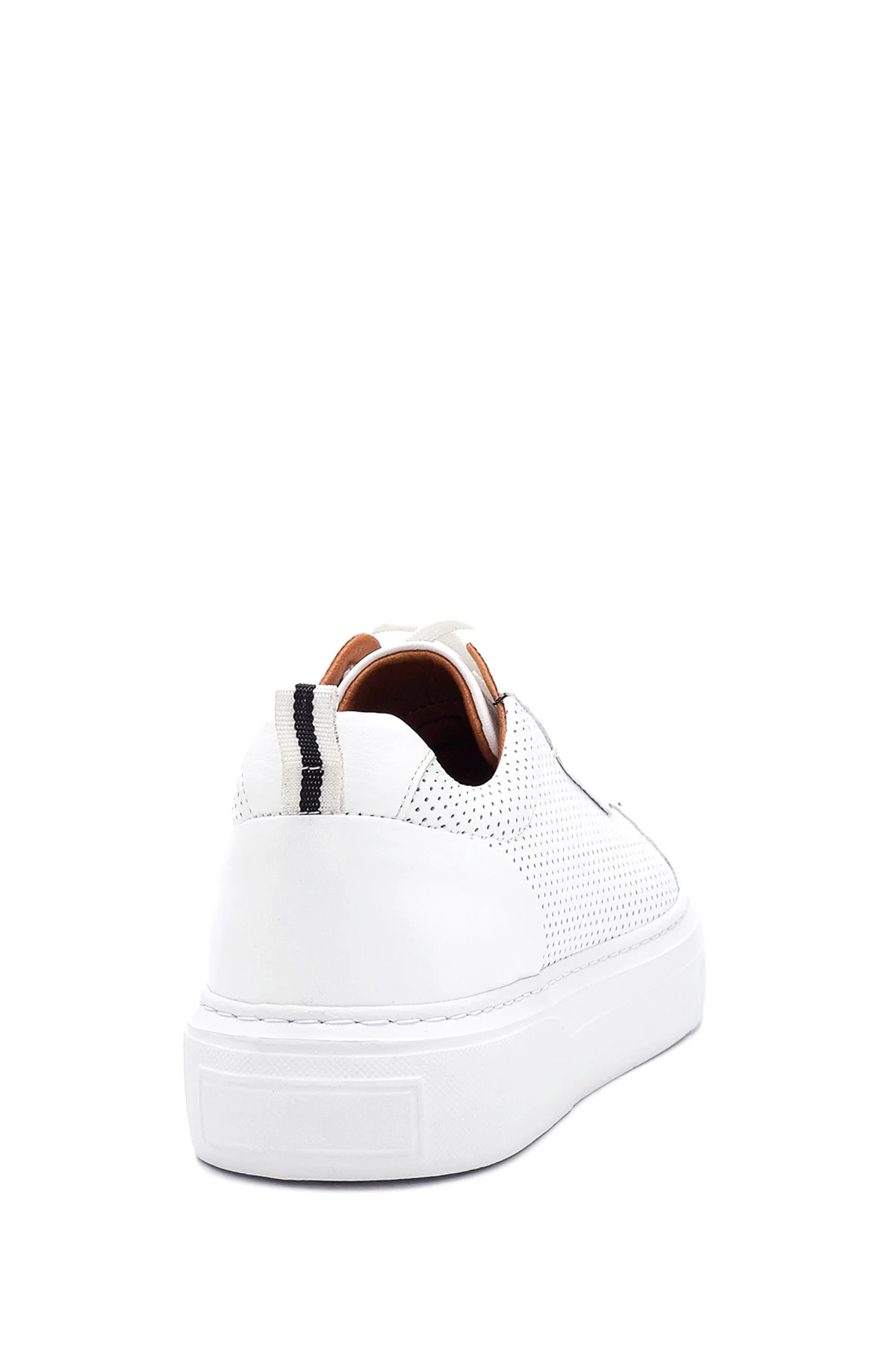 Erkek Deri Delikli Sneaker - Image 5