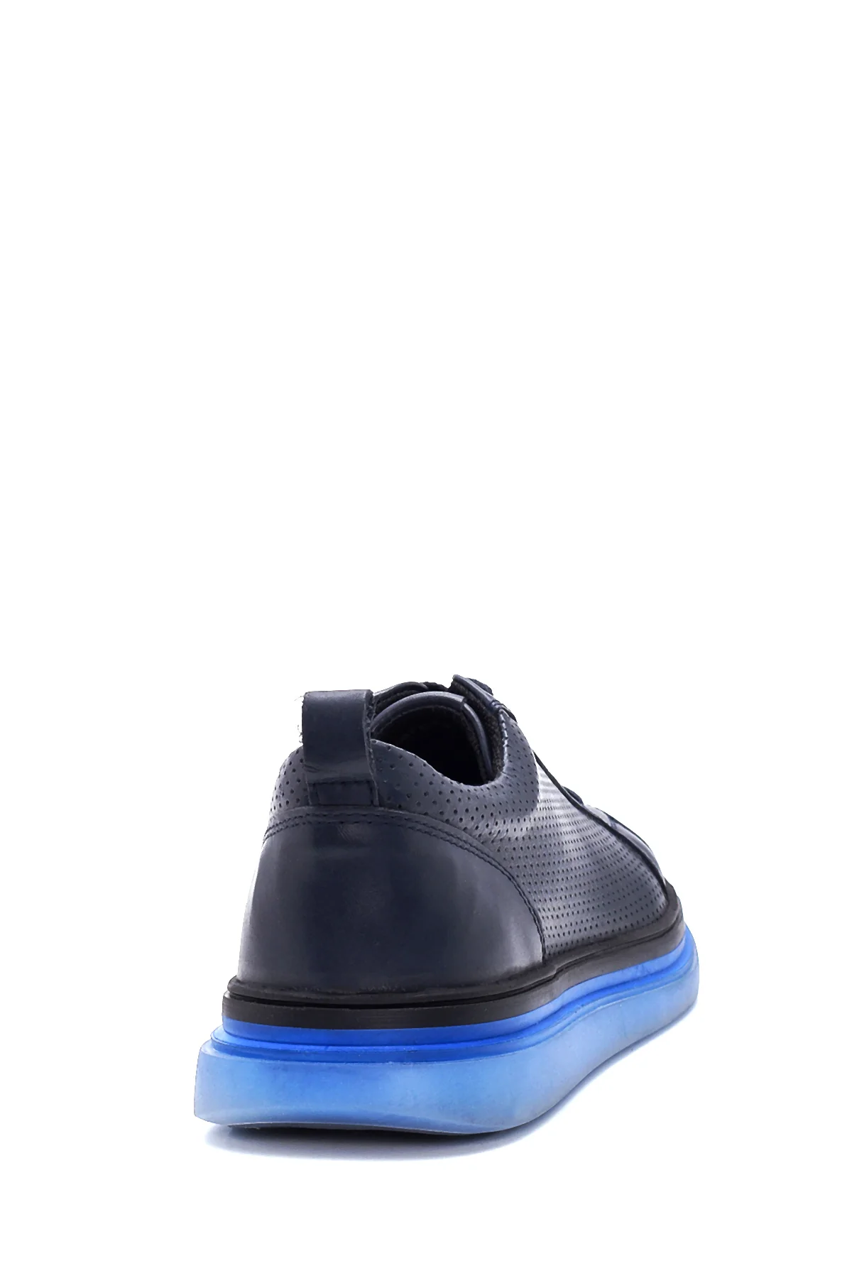 Erkek Deri Delikli Sneaker - Image 5